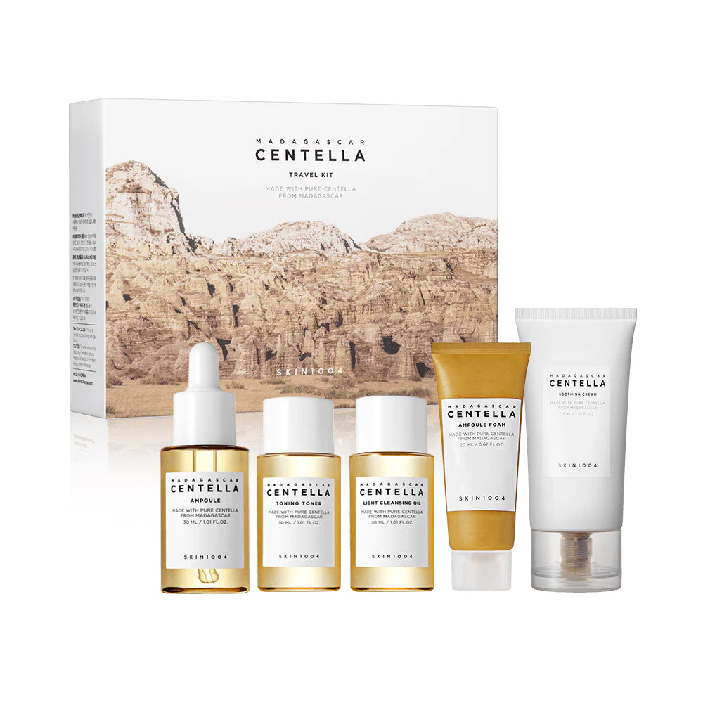 SKIN1004 MADAGASCAR CENTELLA TRAVEL KIT Zestaw kosmetyków do pielęgnacji twarzy