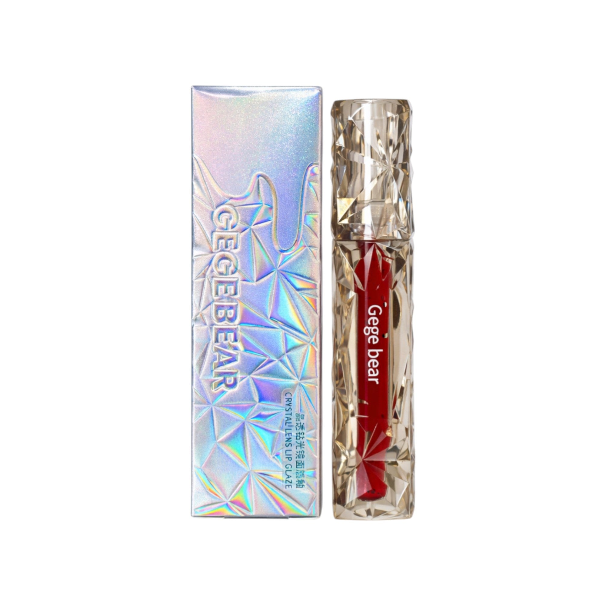 GEGE BEAR CRYSTAL LENS LIP GALZE Błyszczyk do ust z lustrzanym połyskiem i intensywnym blaskiem 2 g