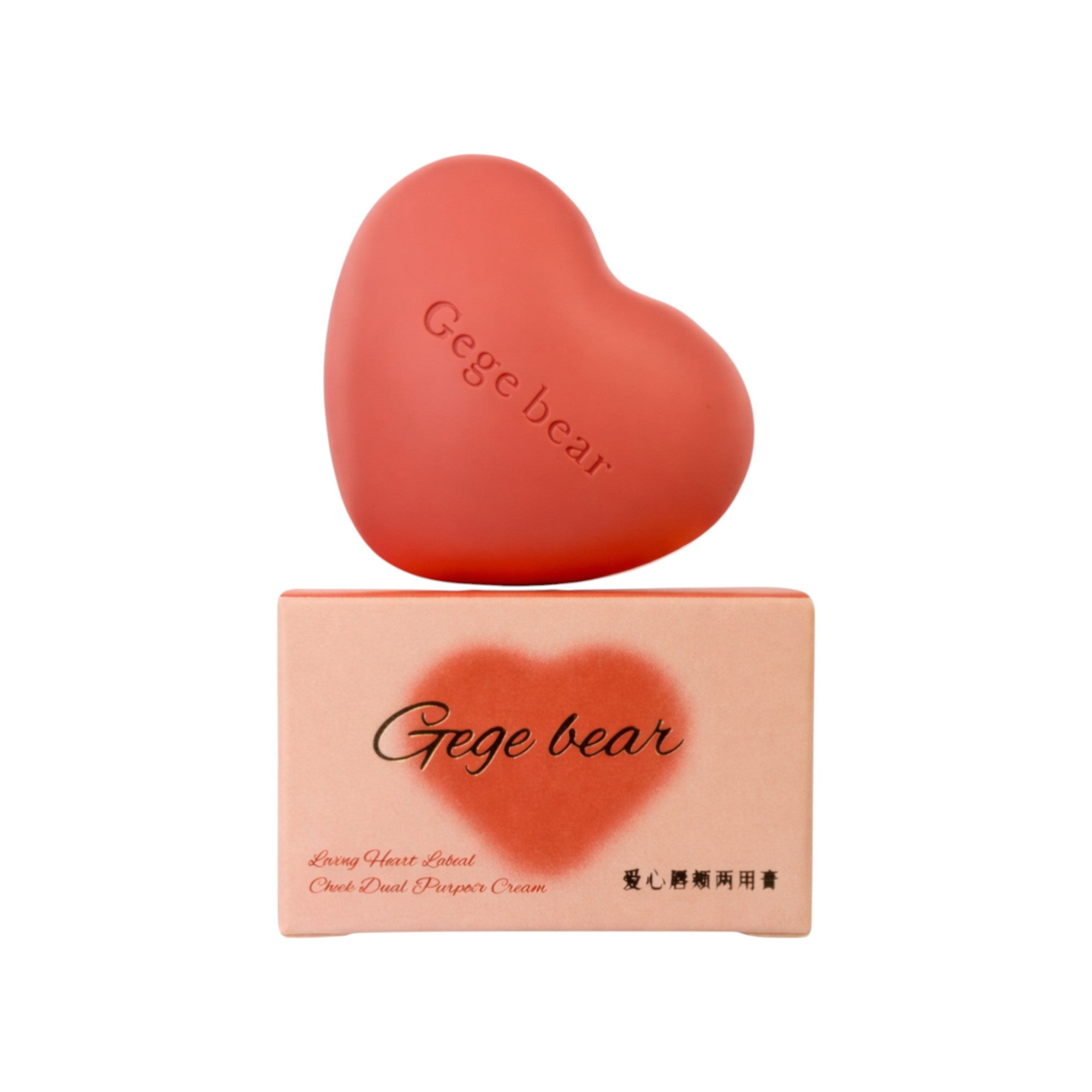 GEGE BEAR LOVING HEART CHEEK CREAM Kremowy tint do ust i policzków 6 g