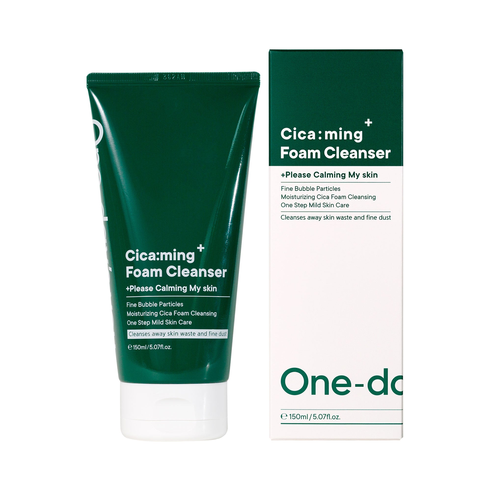 ONE-DAY’S YOU CICA:MING Kojąca pianka do mycia twarzy 150 ml