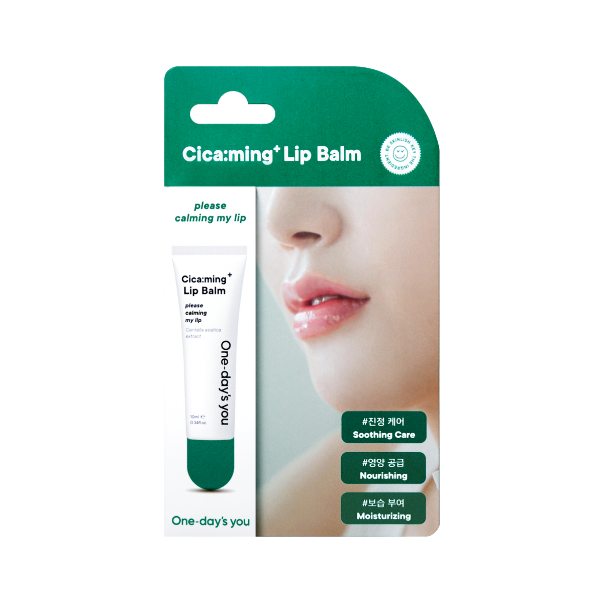 ONE DAY’S YOU CICA:MING LIP BALM Kojąco-nawilżający balsam do ust 10 ml #2