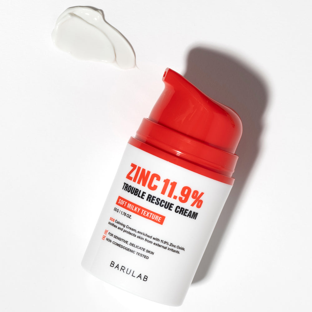 BARULAB ZINC 11.9% TROUBLE RESCUE CREAM Łagodzący krem ratunkowy z cynkiem 11,9% 50 g #2