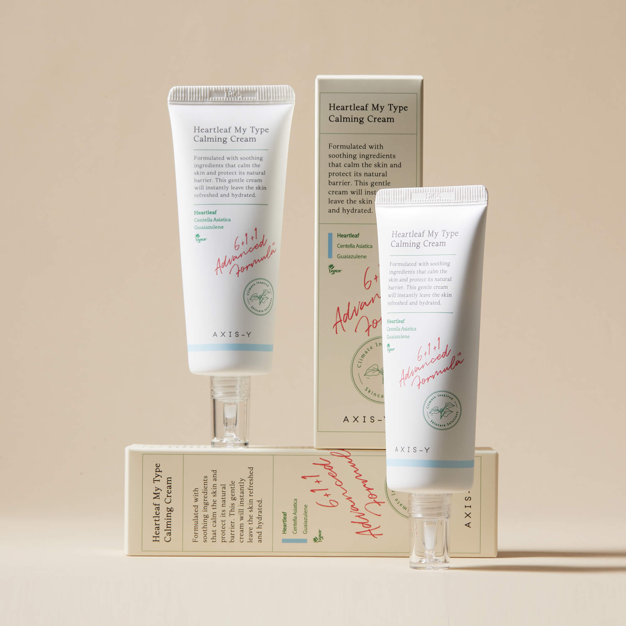 AXIS-Y HEARTLEAF MY-TYPE CALMING CREAM Kojący krem do twarzy 60 ml #2