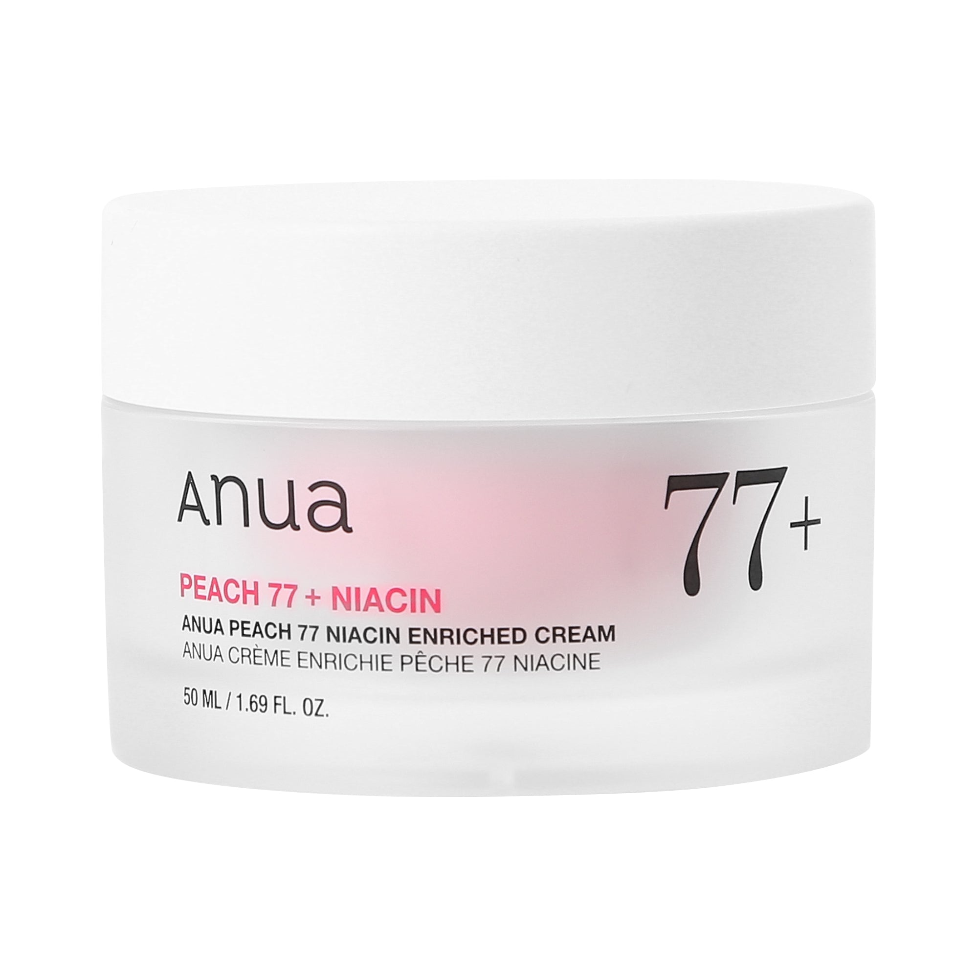 ANUA PEACH NIACIN 77% Odżywczy krem do twarzy z niacynamidem i ekstraktem z brzoskwini 50 ml