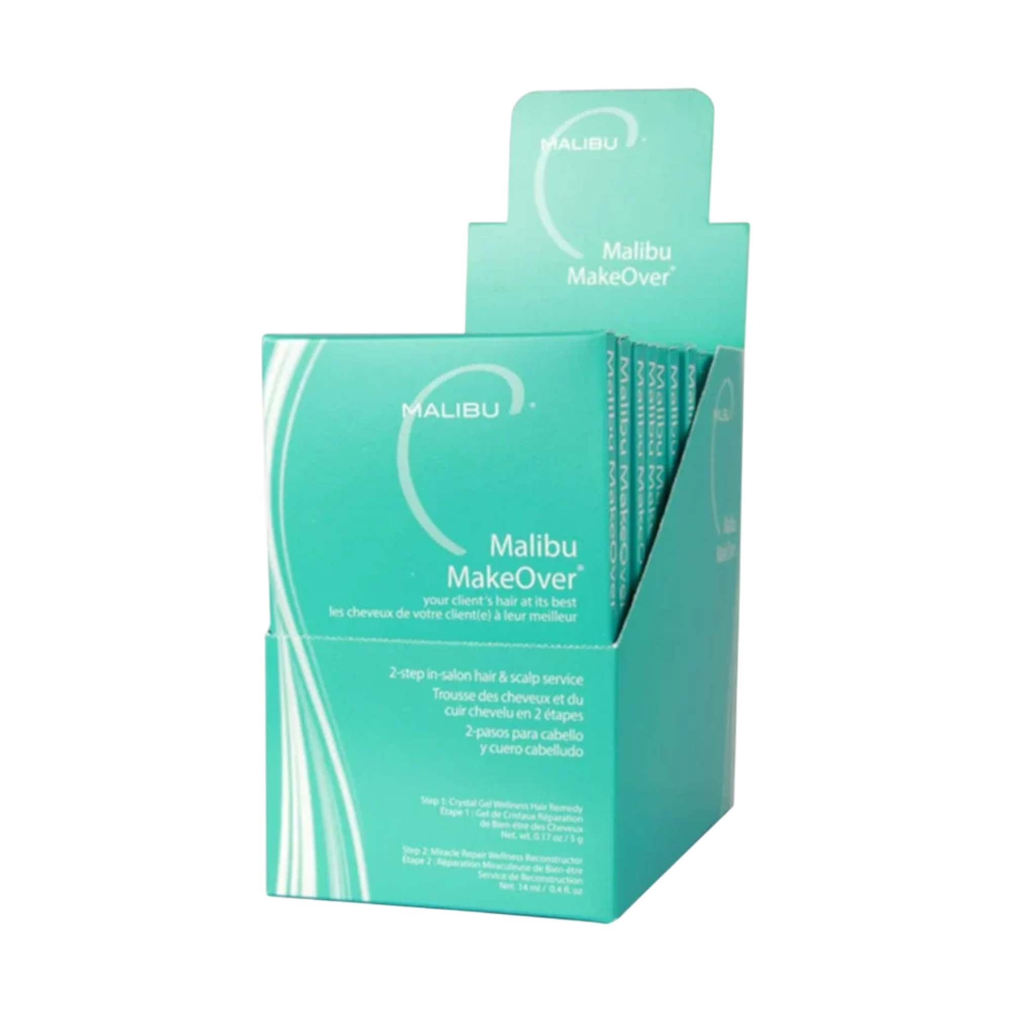MALIBU C MAKEOVER HAIR TREATMENT Profesjonalna kuracja oczyszczająco-regenerująca do włosów – 12 zabiegów