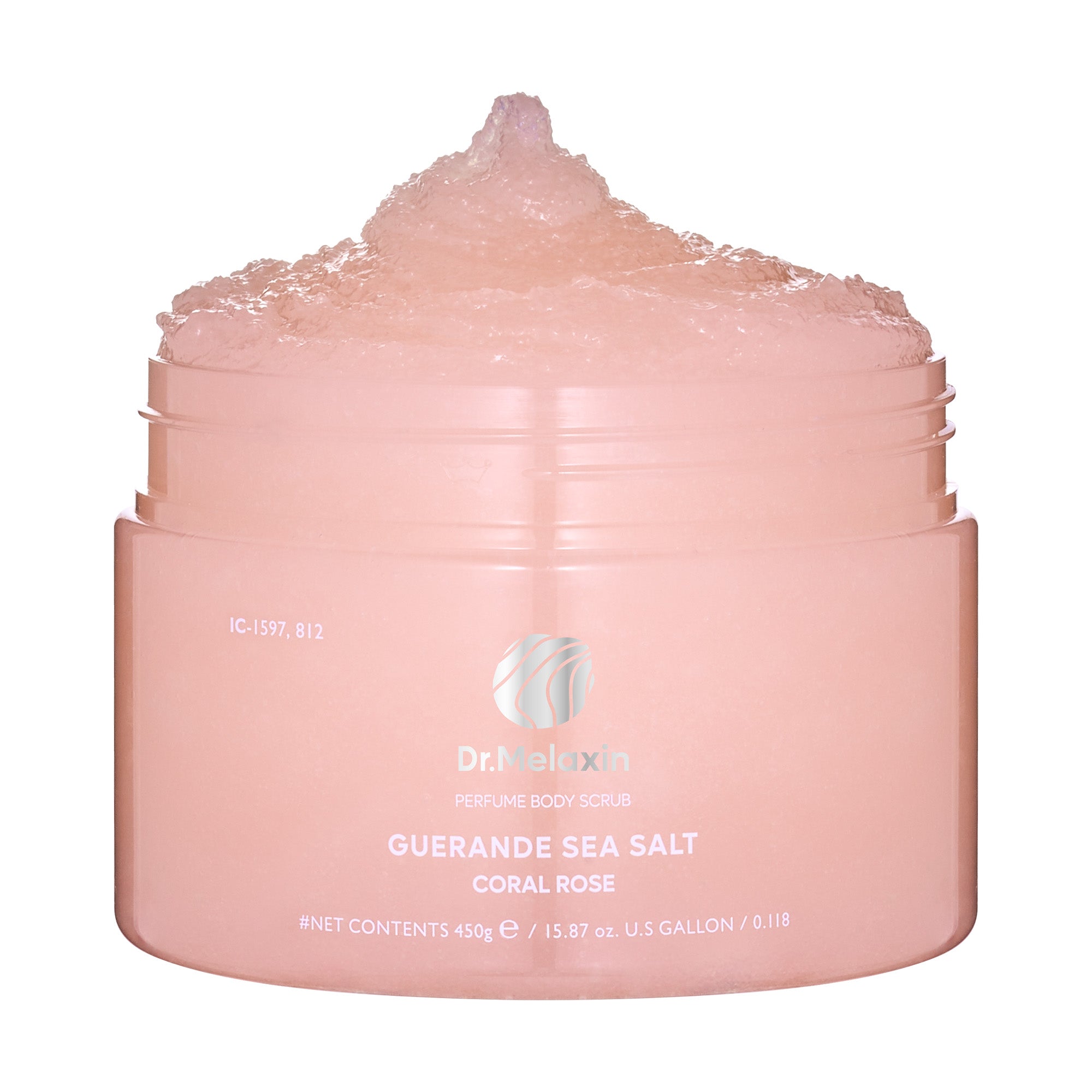 DR.MELAXIN PERFUME BODY SCRUB Perfumowany peeling solny do ciała Coral Rose 450 g #2