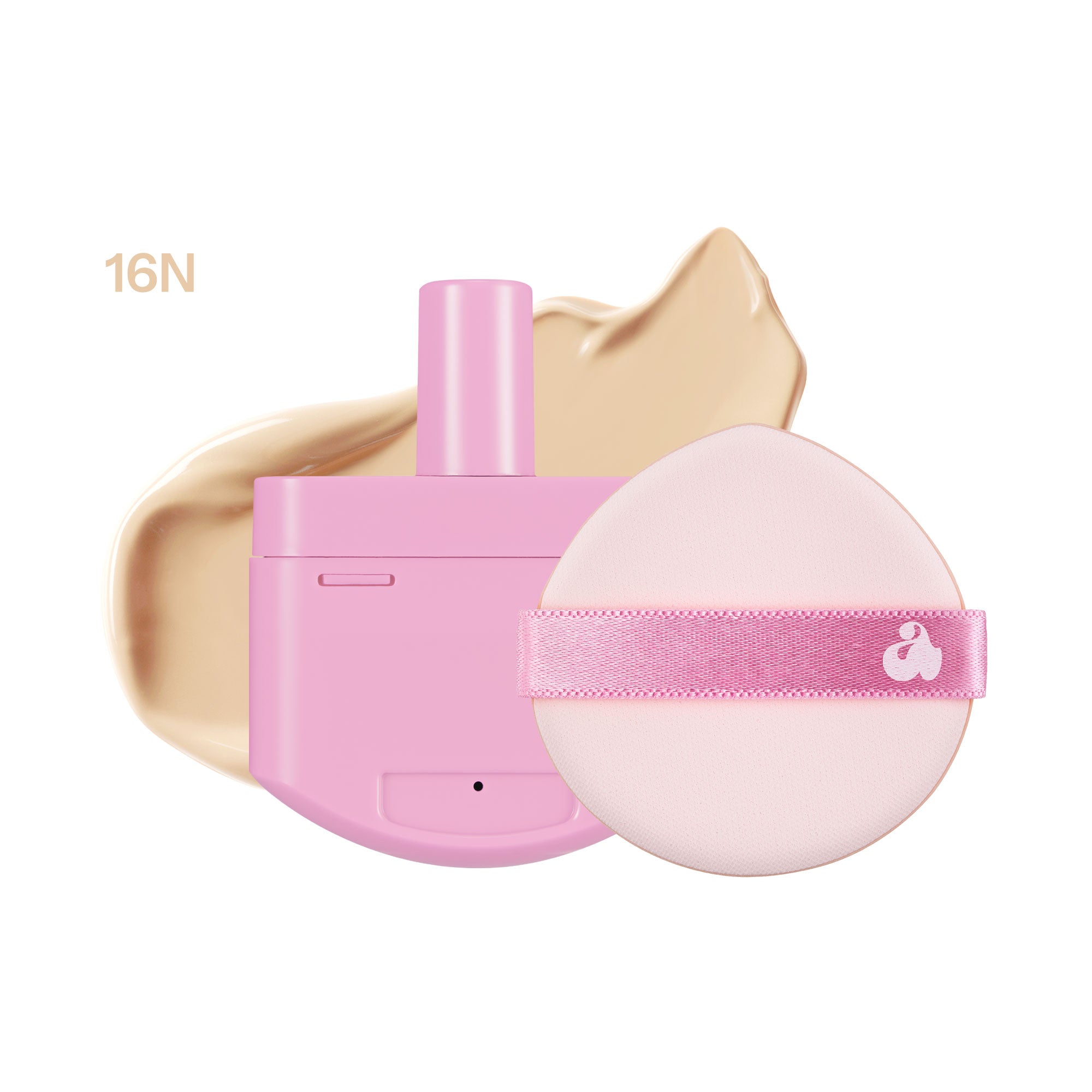 UNLEASHIA DON’T TOUCH GLASS PINK CUSHION Rozświetlający podkład w poduszce o naturalnym wykończeniu SPF50+ PA++++ 15 g