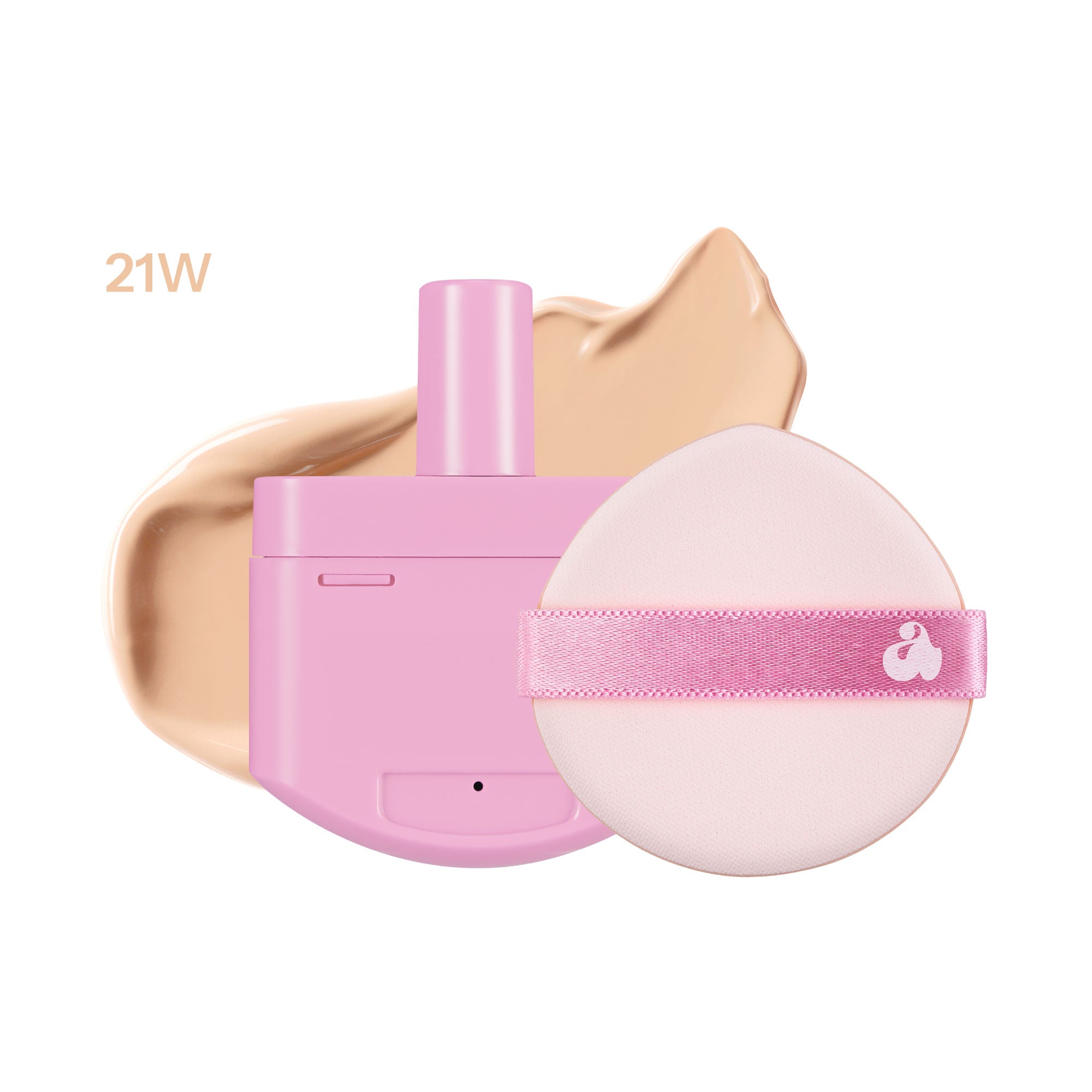 UNLEASHIA DON’T TOUCH GLASS PINK CUSHION Rozświetlający podkład w poduszce o naturalnym wykończeniu SPF50+ PA++++ 15 g #5