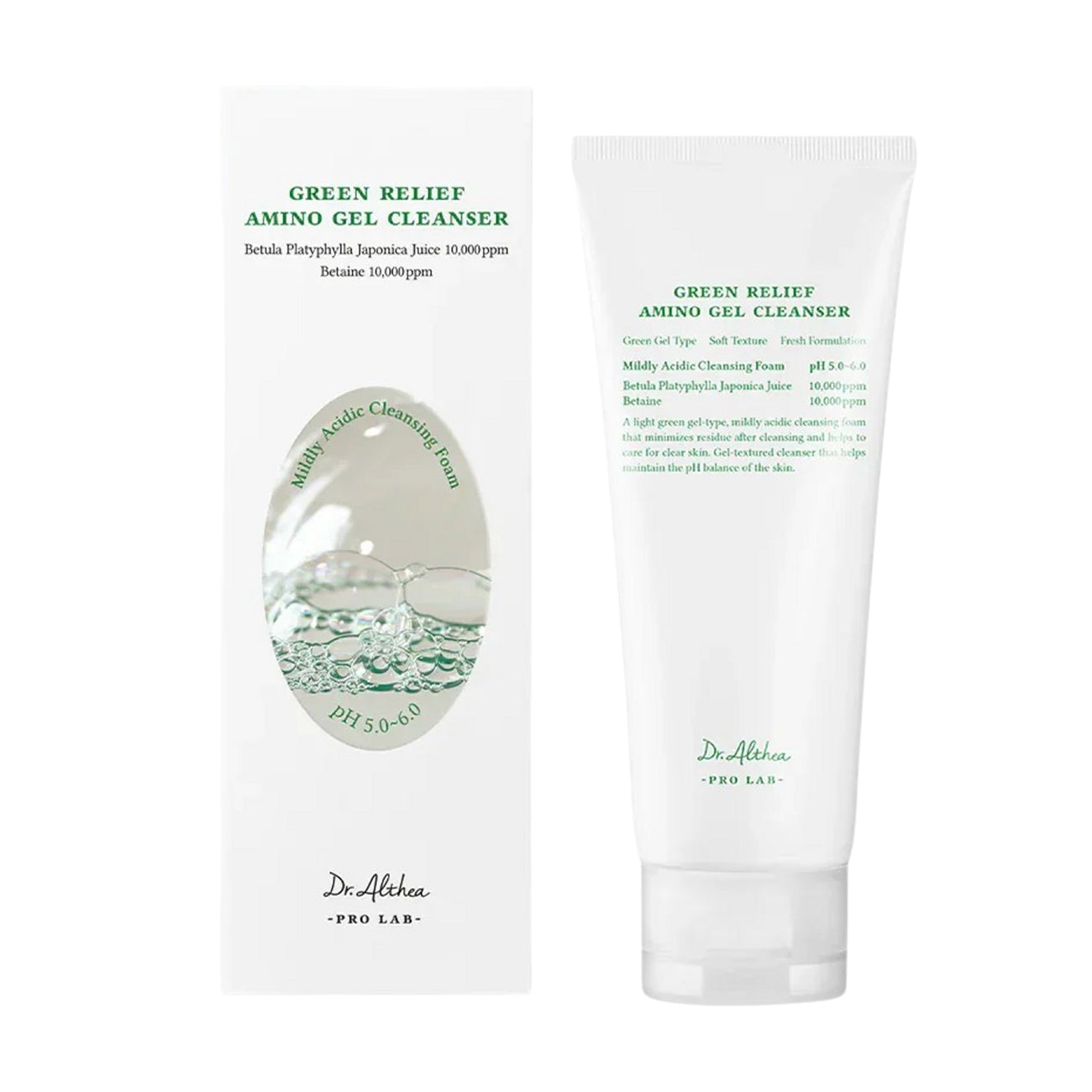 DR. ALTHEA GREEN RELIEF AMINO Delikatny żel do mycia twarzy 100 ml