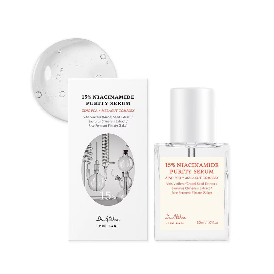 DR. ALTHEA 15% NIACINAMIDE PURITY Regulujące serum do twarzy z niacynamidem 15% 30 ml