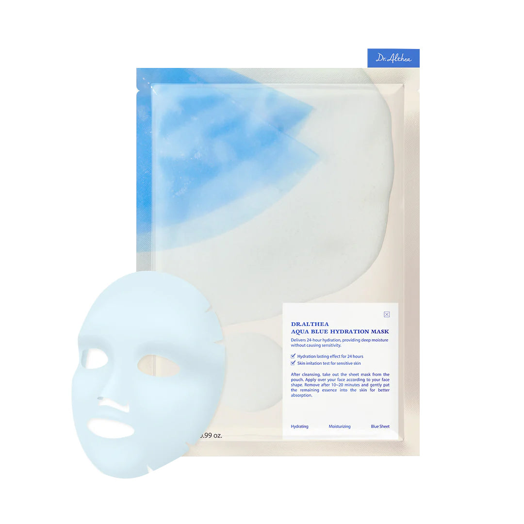DR.ALTHEA AQUA BLUE HYDRATION Maska w płachcie o działaniu silnie nawilżającym 28 g
