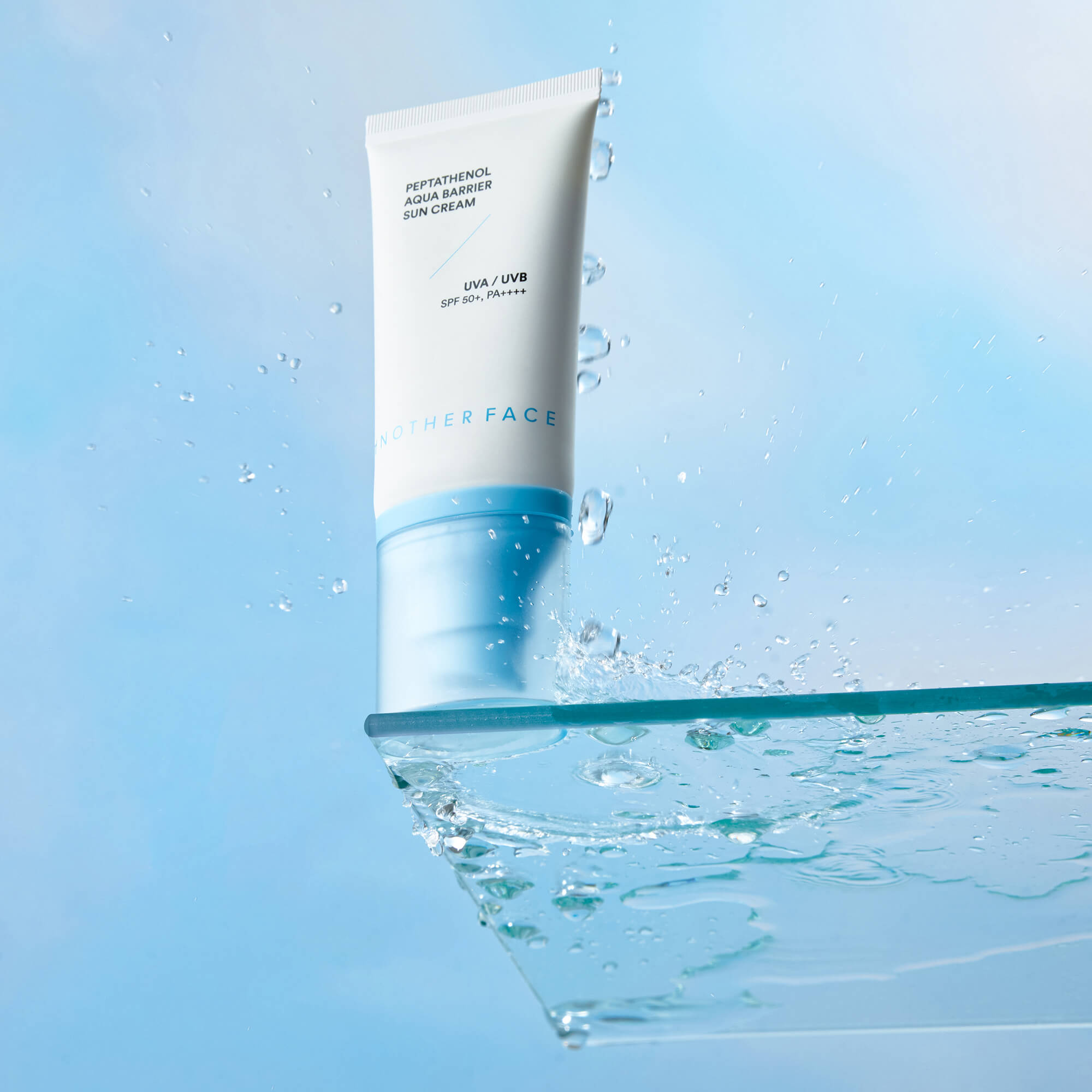 ANOTHER FACE PEPTATHENOL™ AQUA BARRIER SUN CREAM Nawilżający krem do twarzy z filtrem SPF50+ PA++++ 50 ml #4
