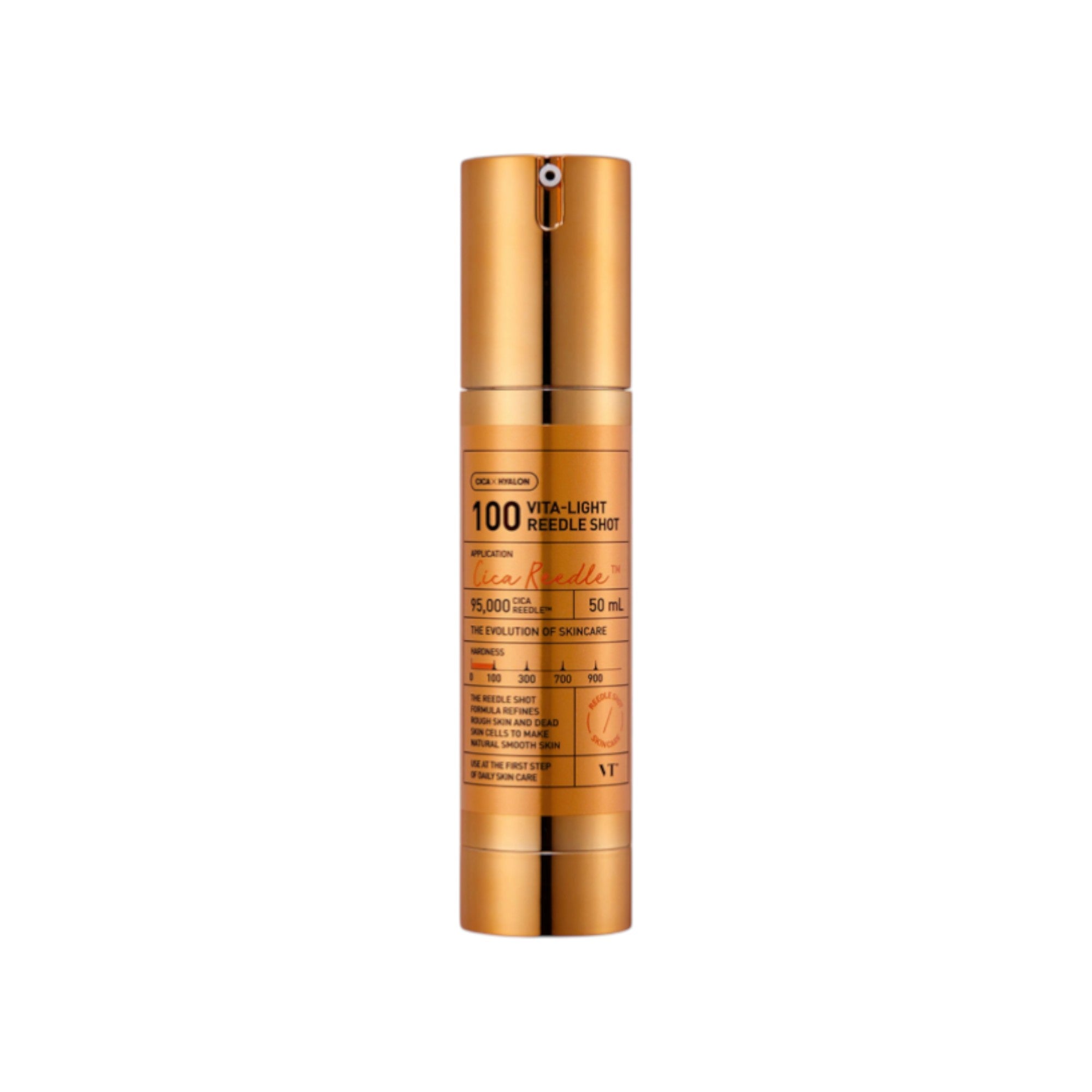 VT COSMETICS VITA-LIGHT REEDLE SHOT100 Rewitalizujące serum do twarzy z mikroigłami i witaminą C 50 ml