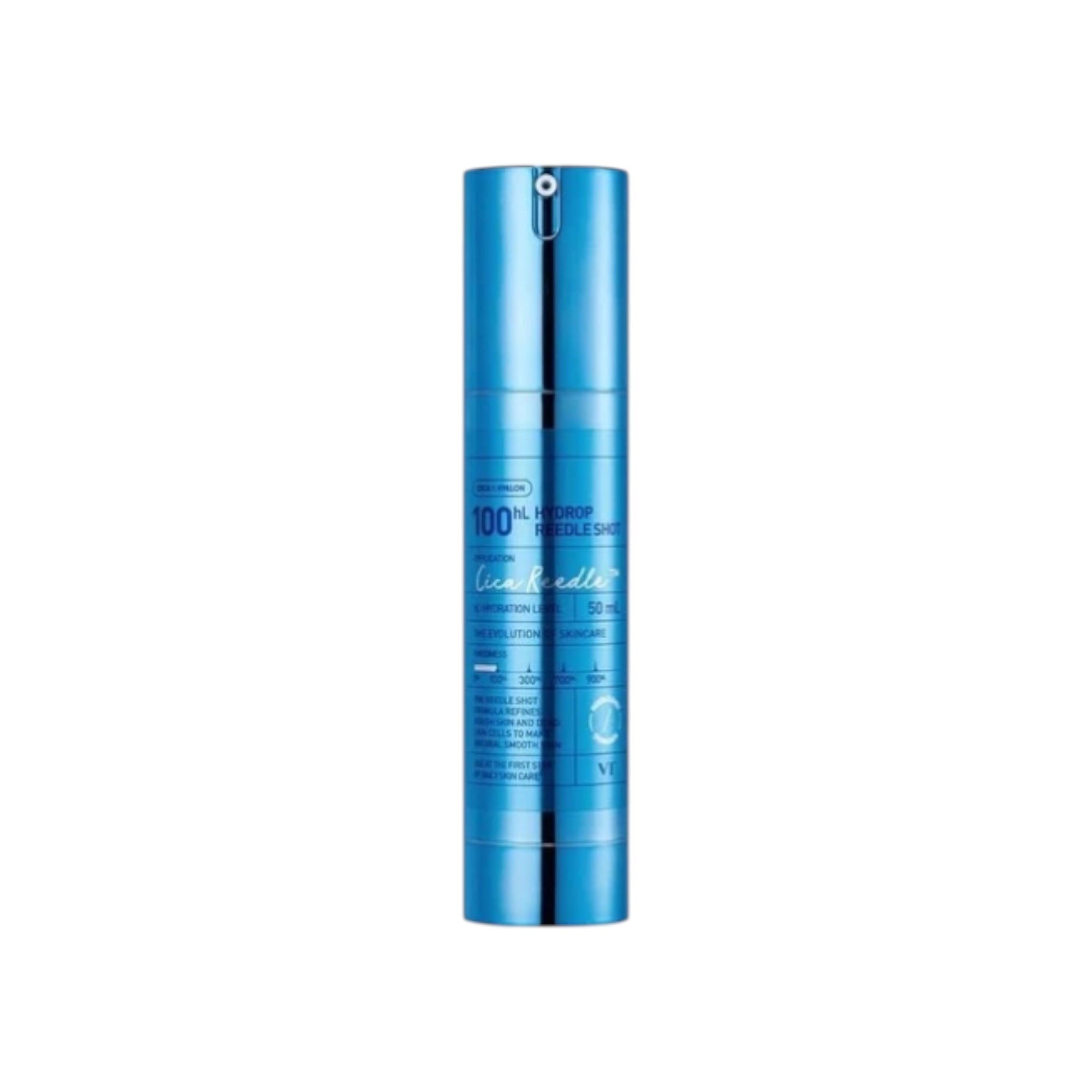 VT COSMETICS HYDROP REEDLE SHOT100 Nawilżające serum do twarzy z mikroigłami 50 ml