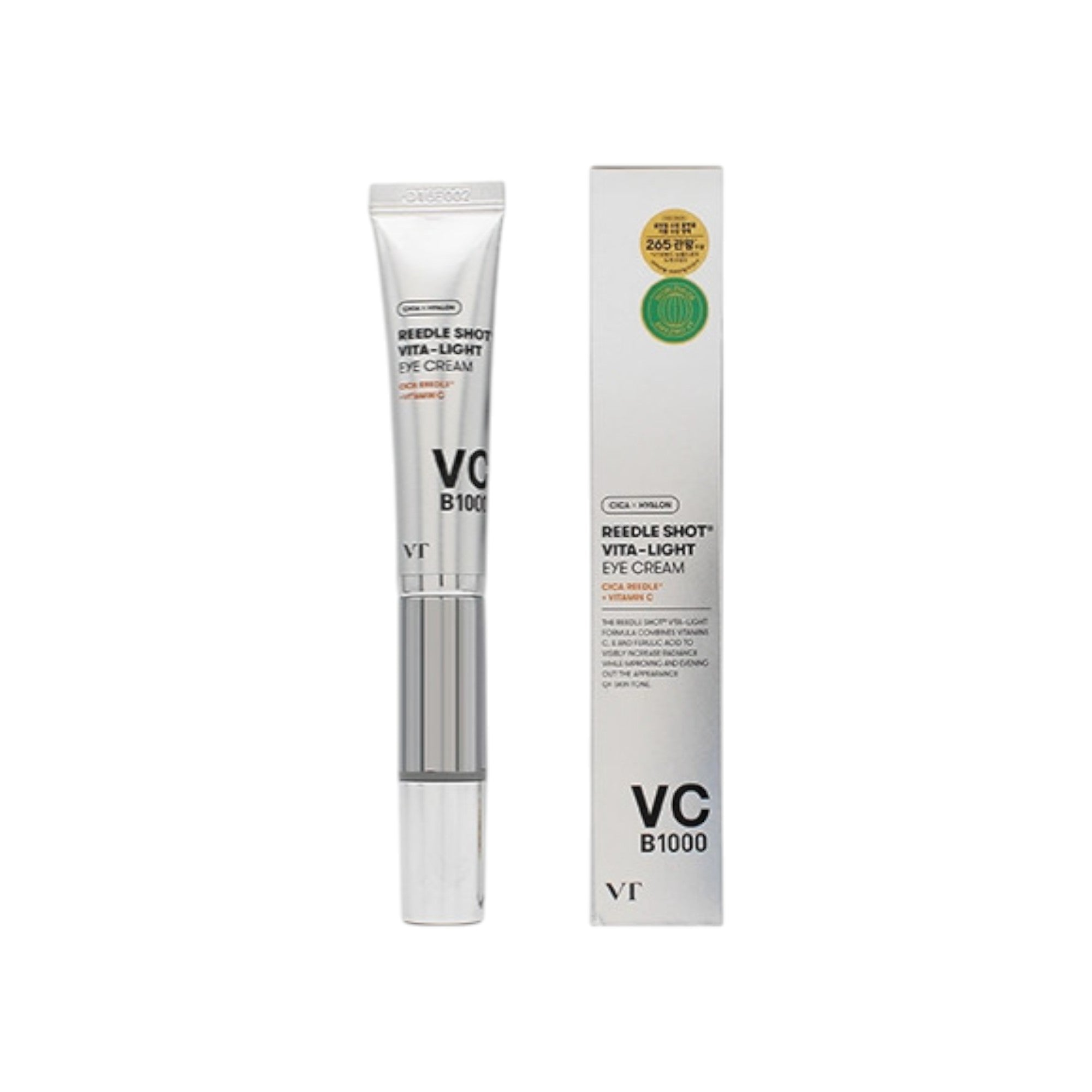 VT COSMETICS REEDLE SHOT VITA-LIGHT Rozświetlający krem pod oczy z witaminą C 15 ml
