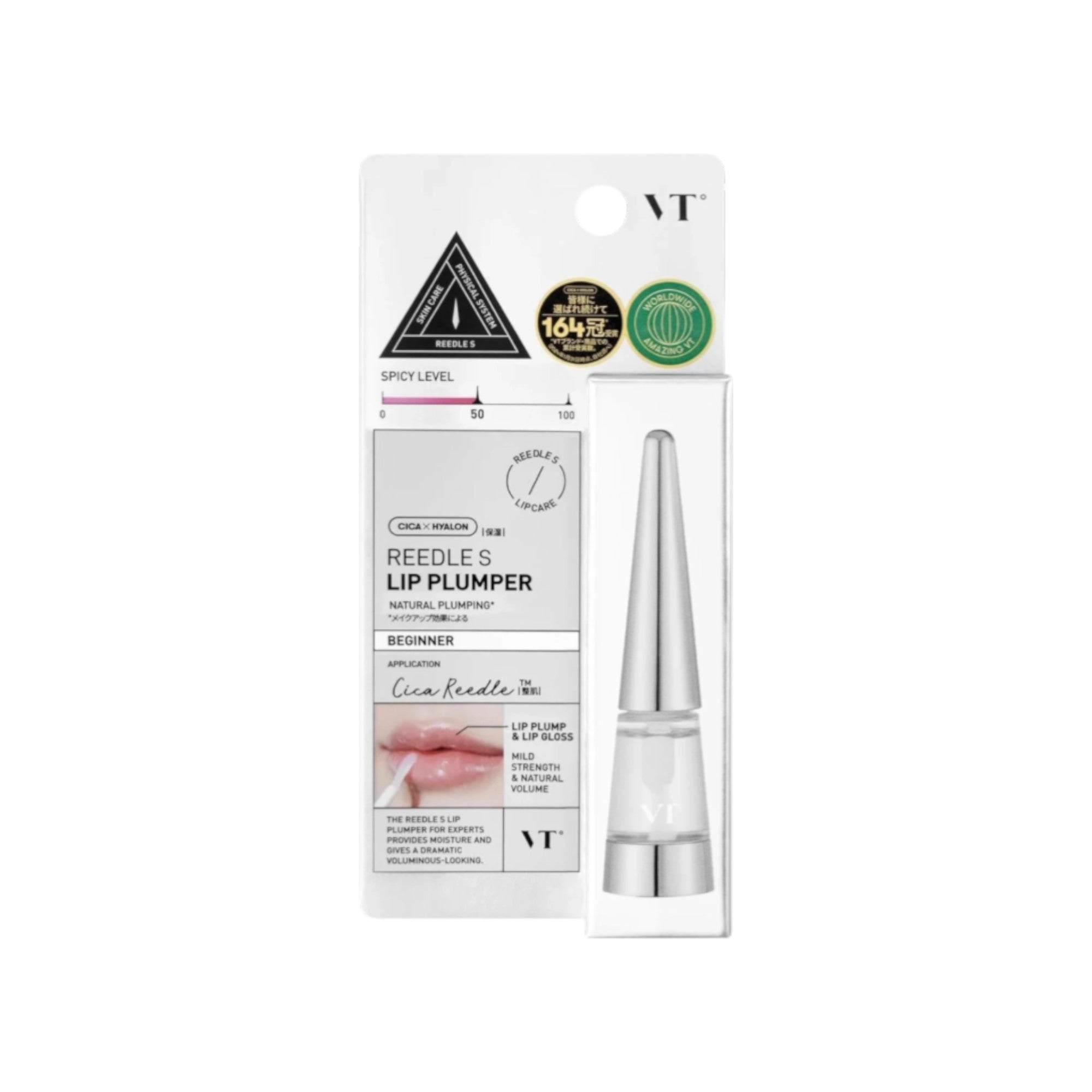 VT COSMETICS REEDLE SHOT LIP PLUMPER BEGINNER Błyszczyk powiększający usta 4,3 g