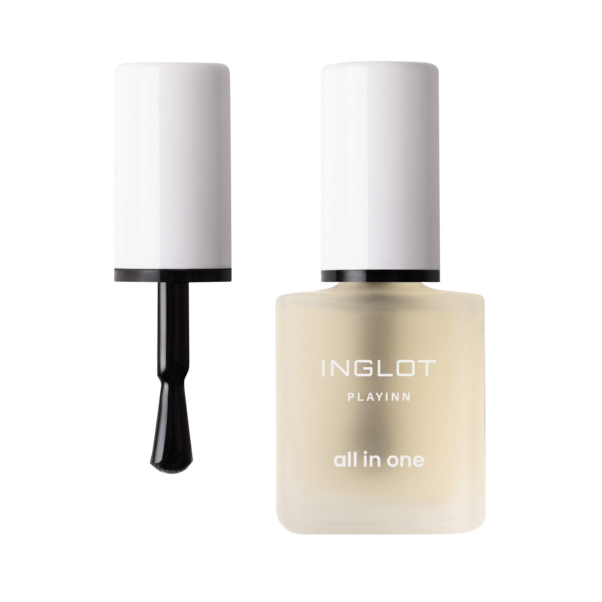 INGLOT PLAYINN ALL IN ONE Bezbarwny lakier do paznokci 19 15 ml