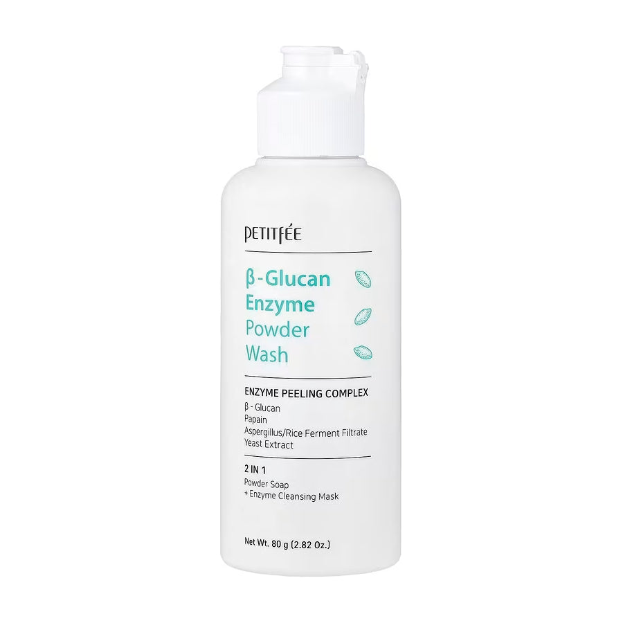 PETITFEE B-GLUCAN ENYMZE POWDER Enzymatyczny puder do mycia twarzy 80 g