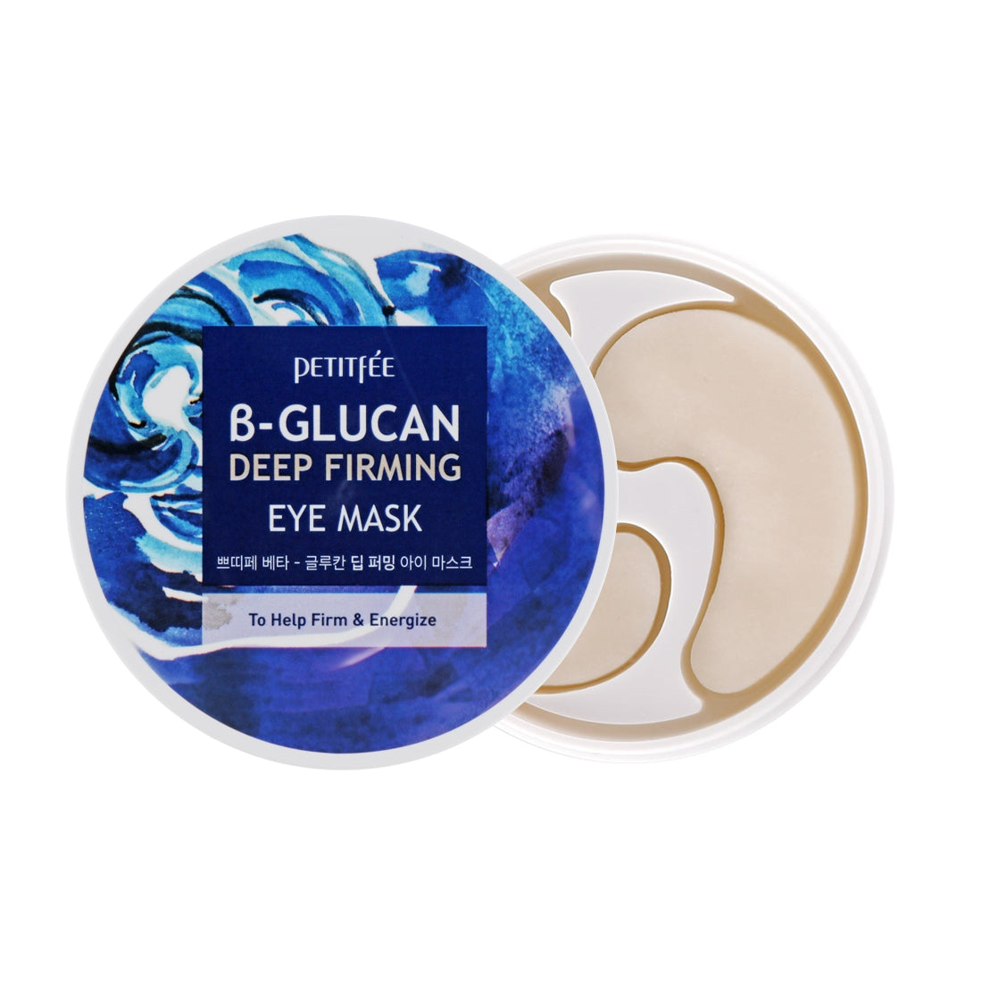PETITFEE B-GLUCAN DEEP FIRMING EYE MASK Ujędrniające płatki pod oczy 60 szt.