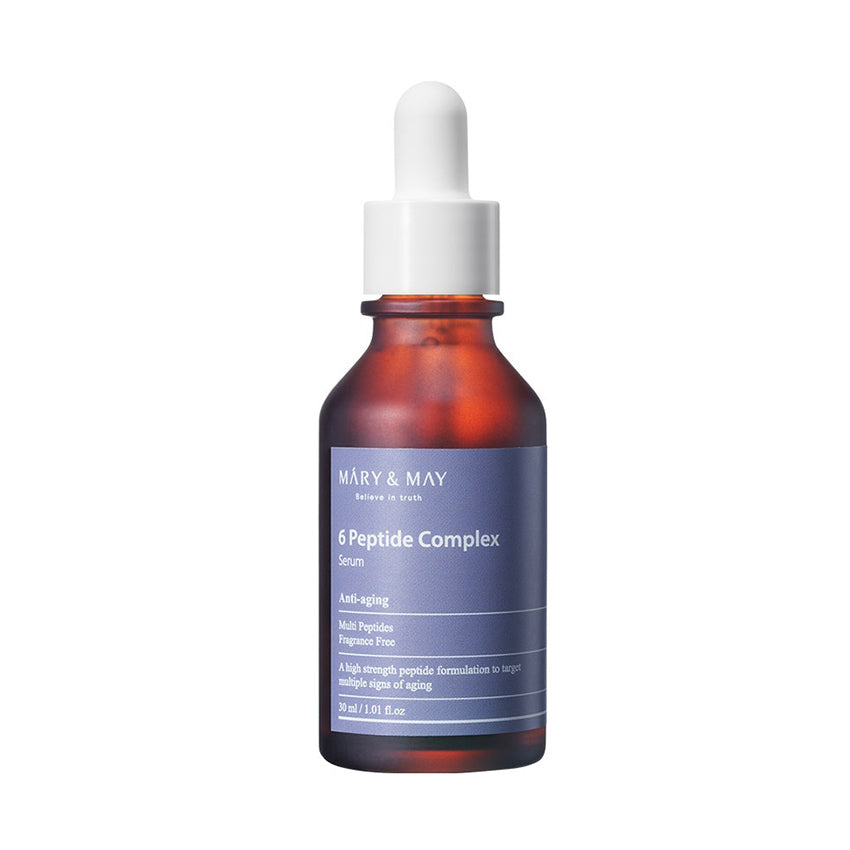 MARY & MAY 6 PEPTIDE COMPLEX Serum przeciwstarzeniowe do twarzy 30 ml