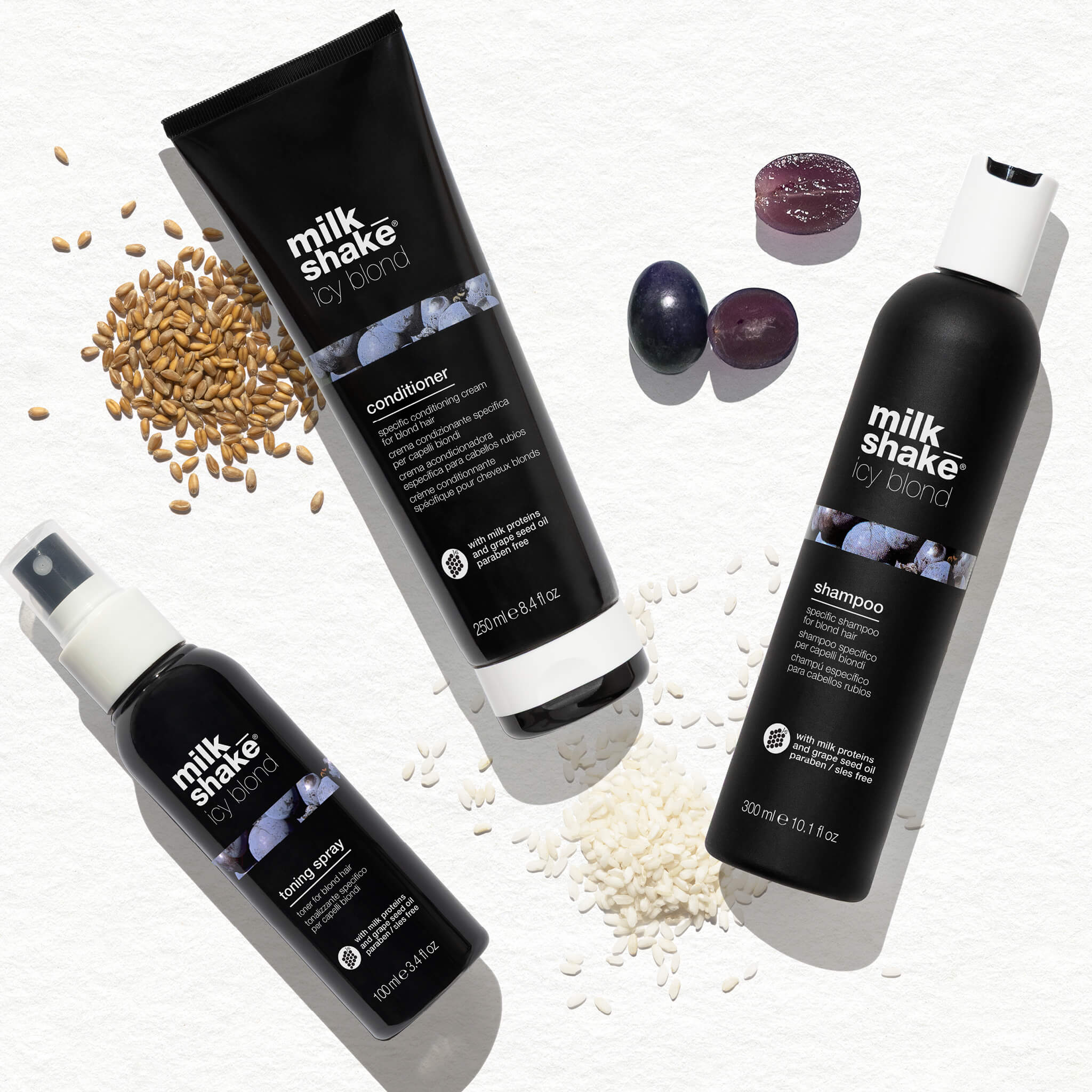 MILK SHAKE ICY BLOND TONING SPRAY Odżywka w sprayu podkreślająca chłodne refleksy 100 ml #2