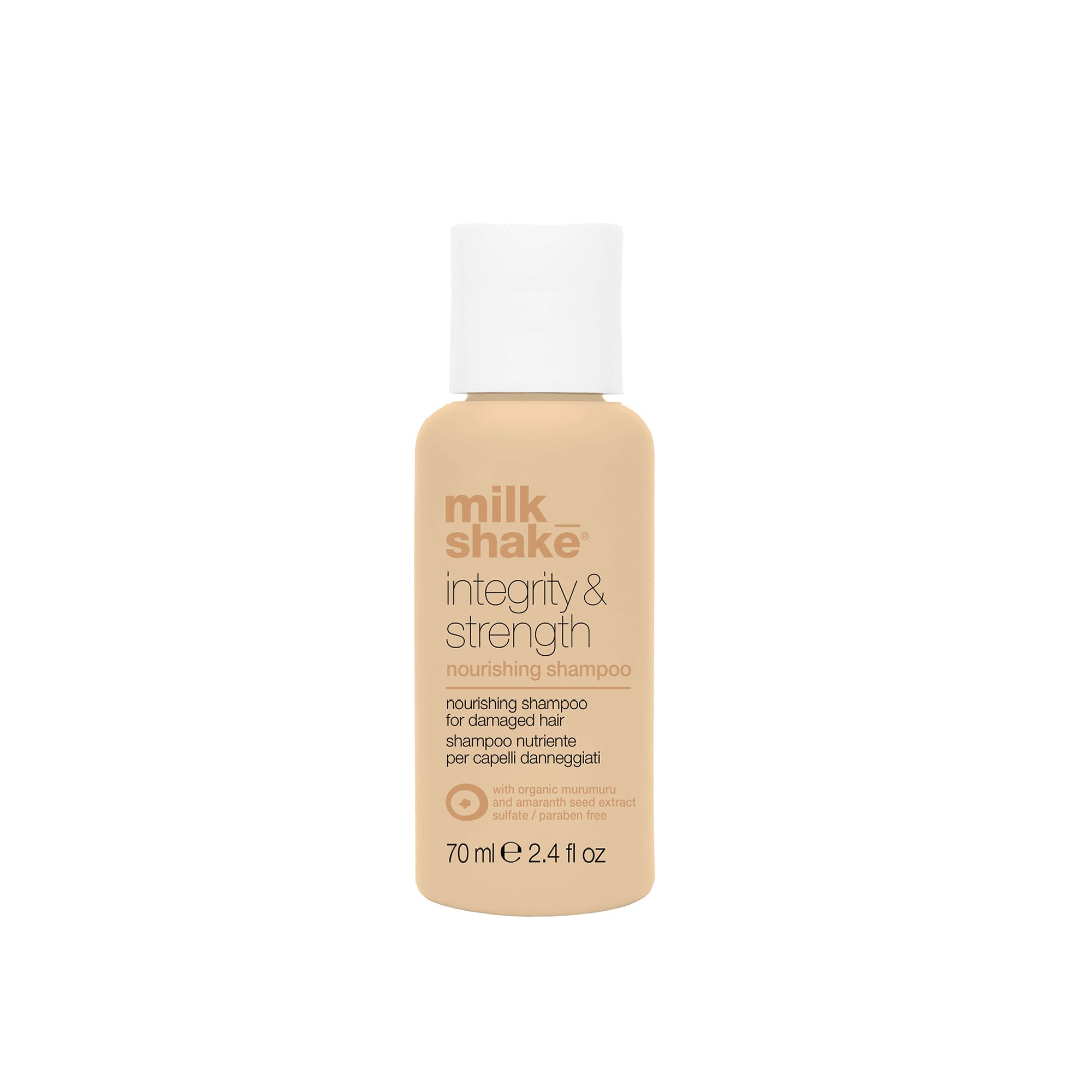 MILK SHAKE INTEGRITY & STRENGTH NOURISHING Odżywczy szampon do włosów zniszczonych 70 ml