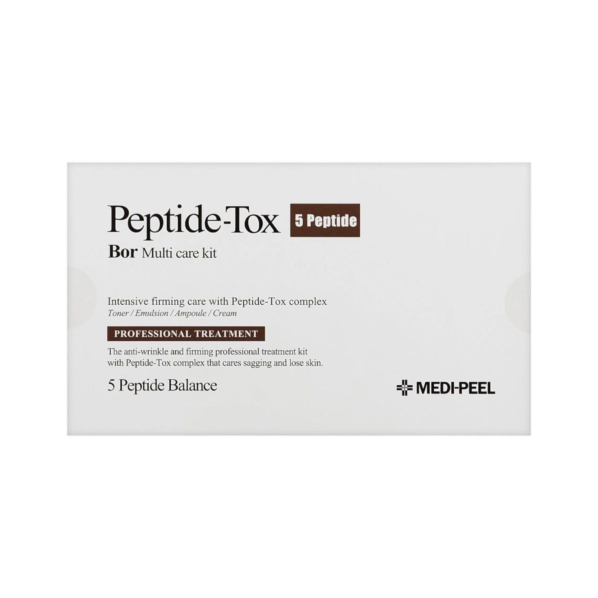 MEDI-PEEL PEPTIDE TOX-BOR Liftingujący i przeciwzmarszczkowy zestaw miniatur do twarzy