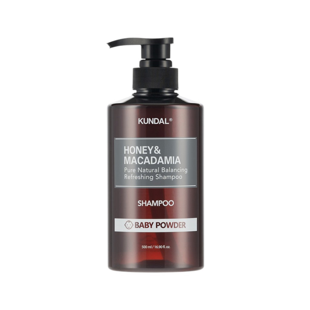 KUNDAL HONEY & MACADAMIA Odświeżający szampon do włosów, Baby Powder 500 ml