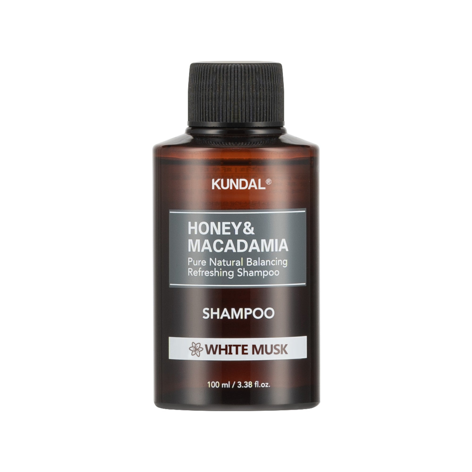 KUNDAL HONEY & MACADAMIA Odświeżający szampon do włosów, White Musk 100 ml