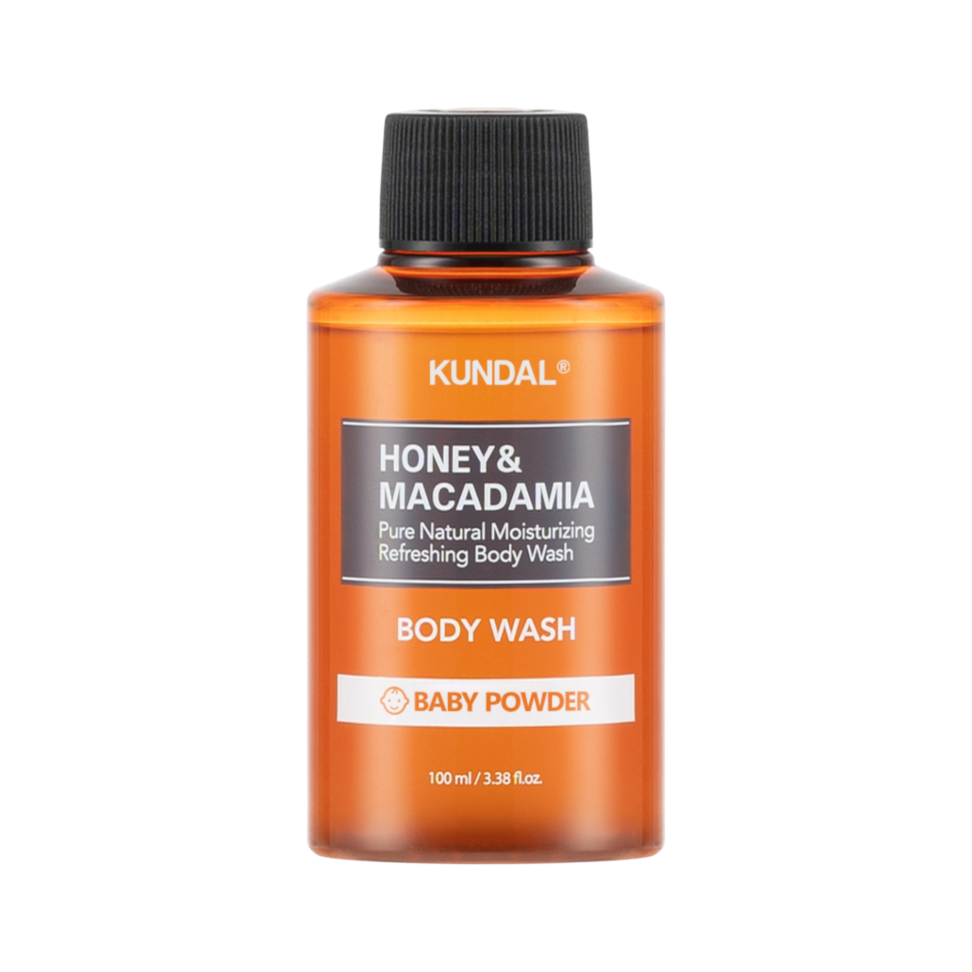 KUNDAL HONEY & MACADAMIA Odświeżający żel do mycia ciała Baby Powder 100 ml