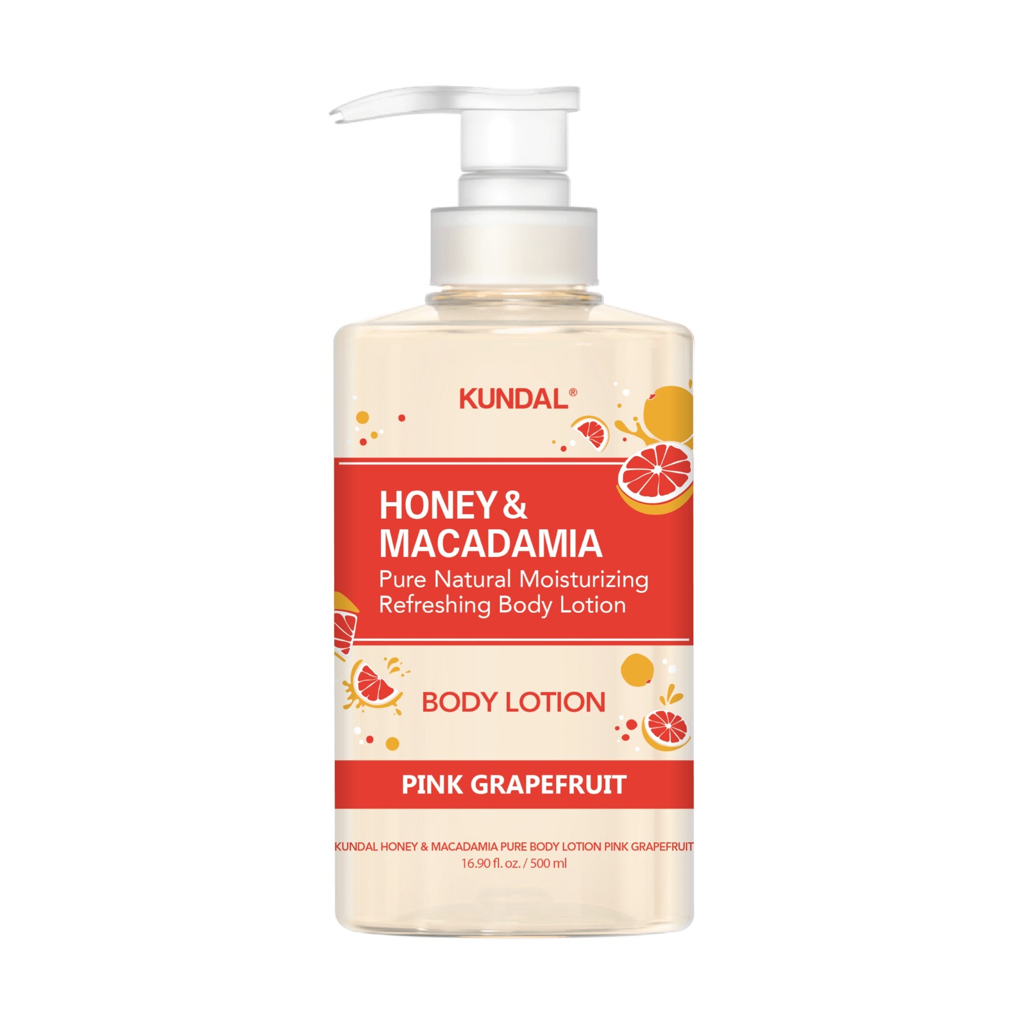 KUNDAL HONEY & MACADAMIA PINK GRAPEFRUIT EDITION Zestaw do mycia i pielęgnacji ciała 2 x 500 ml #3