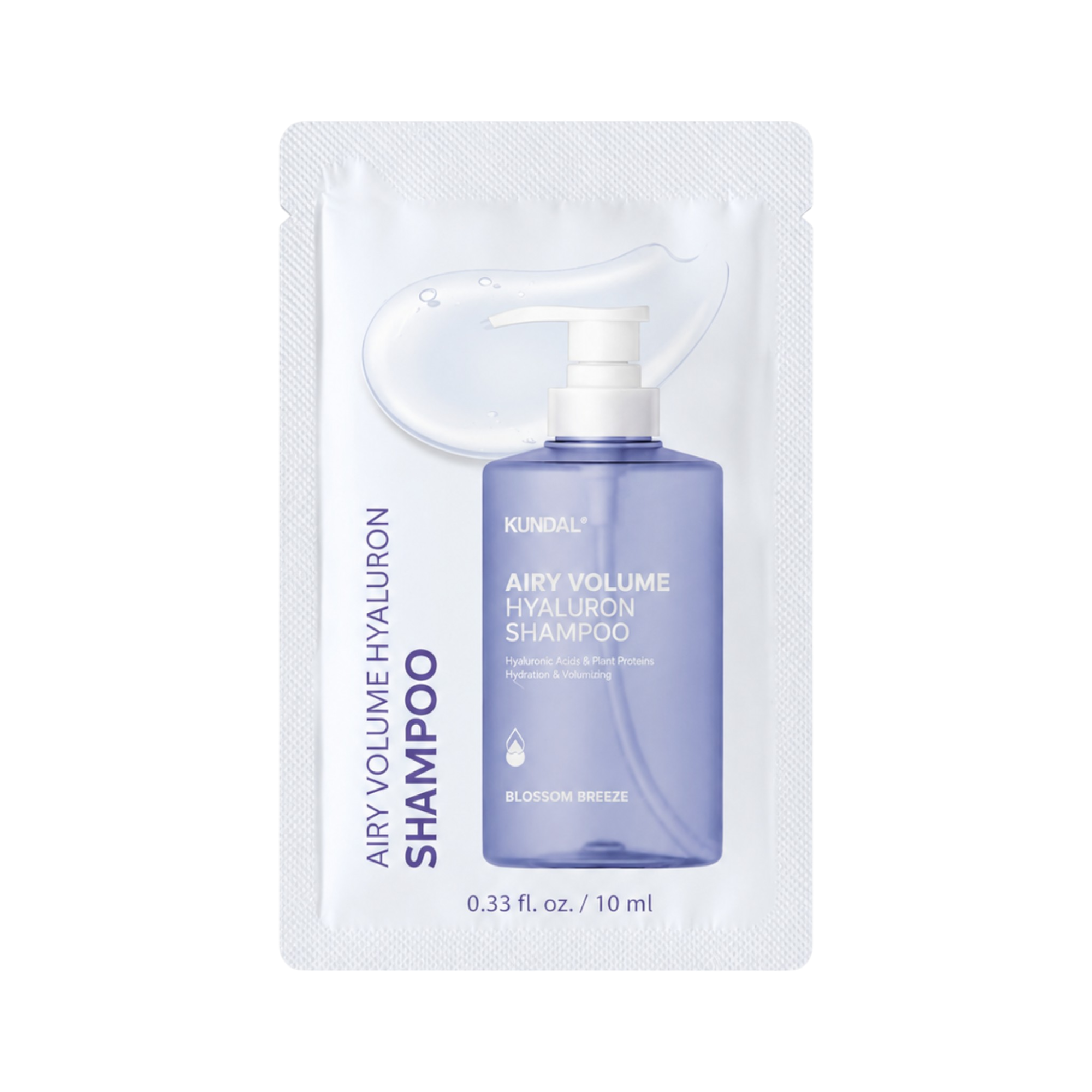 KUNDAL AIRY VOLUME Zestaw saszetek do pielęgnacji włosów zwiększający objętość Blossom Breeze 30 x 10 ml #4
