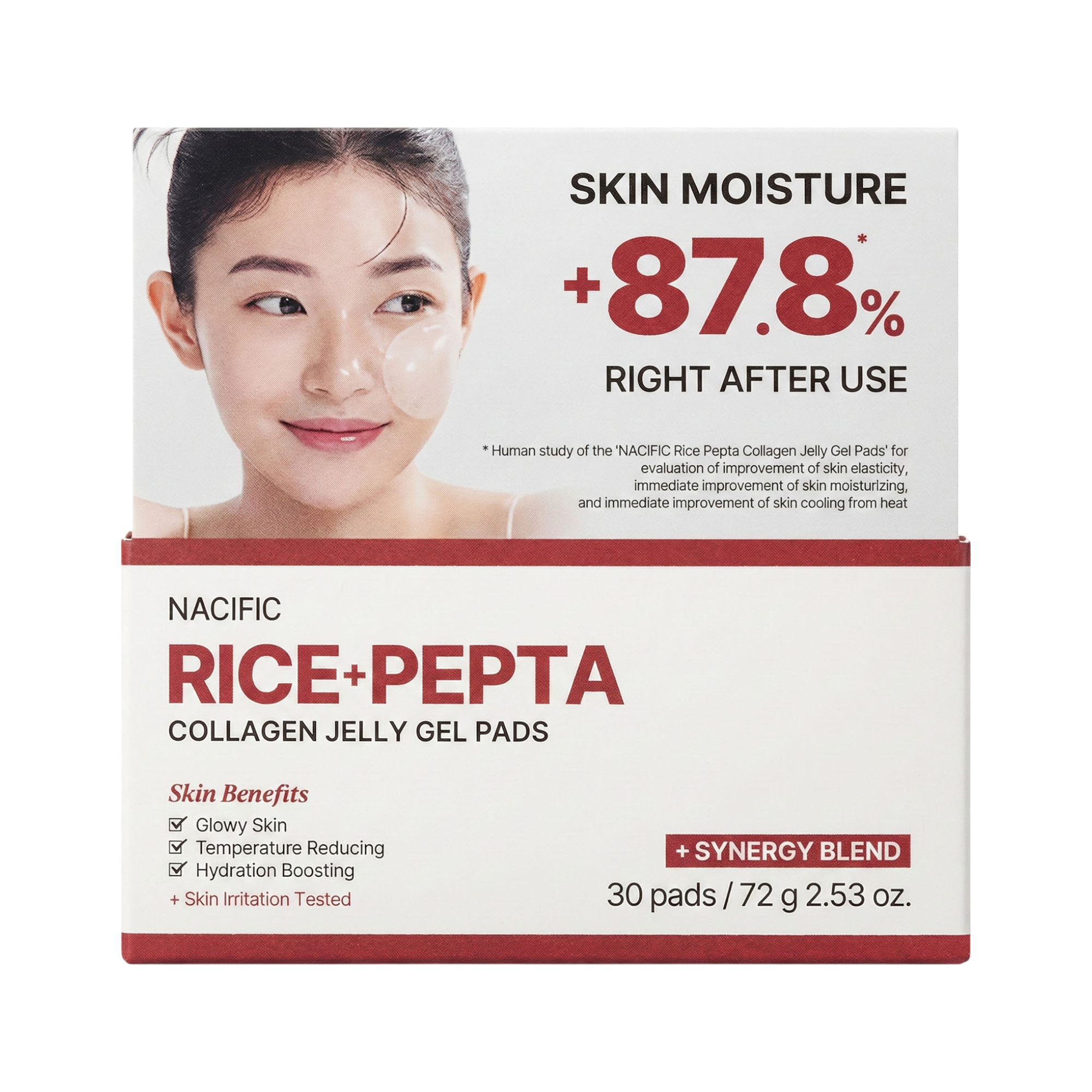 NACIFIC RICE+PEPTA COLLAGEN JELLY GEL PADS Hydrożelowe płatki kolagenowe pod oczy 72 g (30szt.) #2