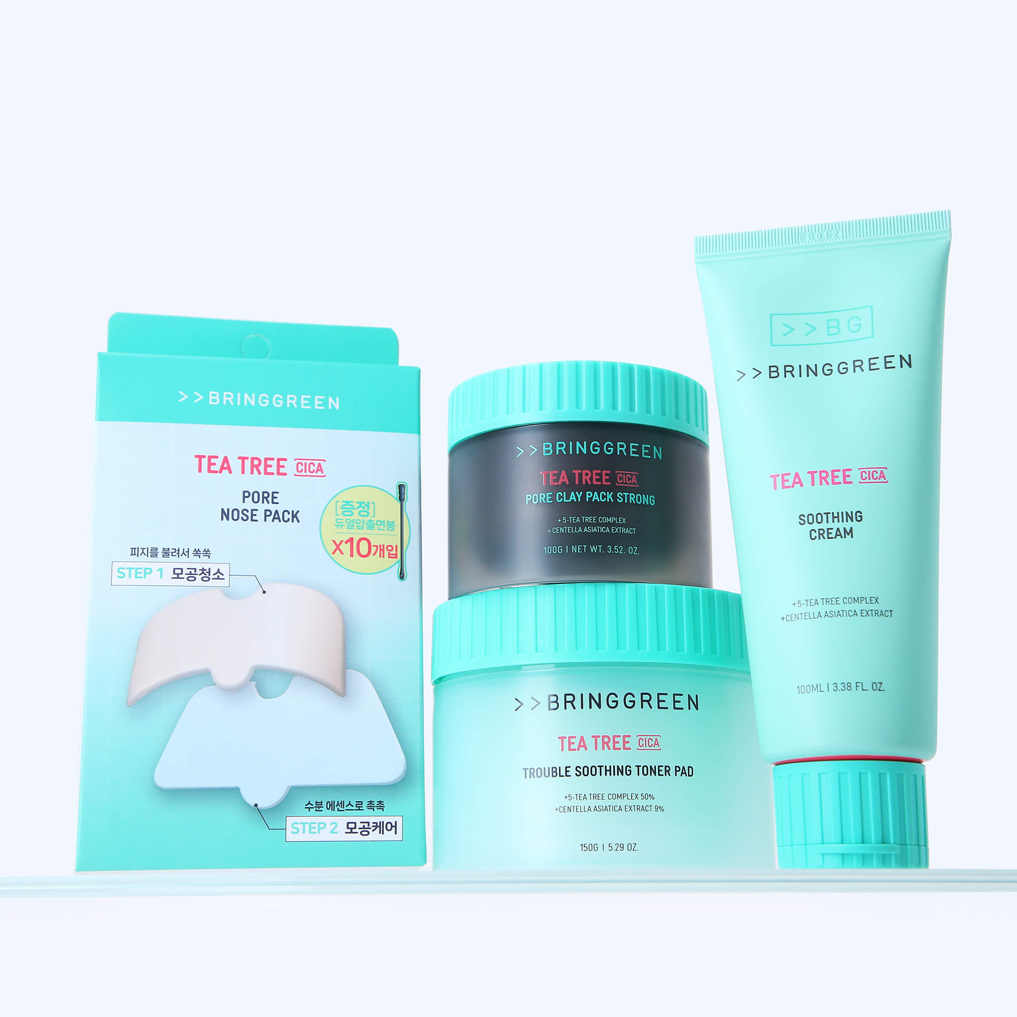 BRINGGREEN Tea Tree Cica Soothing Cream Plus – Kojący krem do twarzy z drzewem herbacianym i cica 100 ml #9