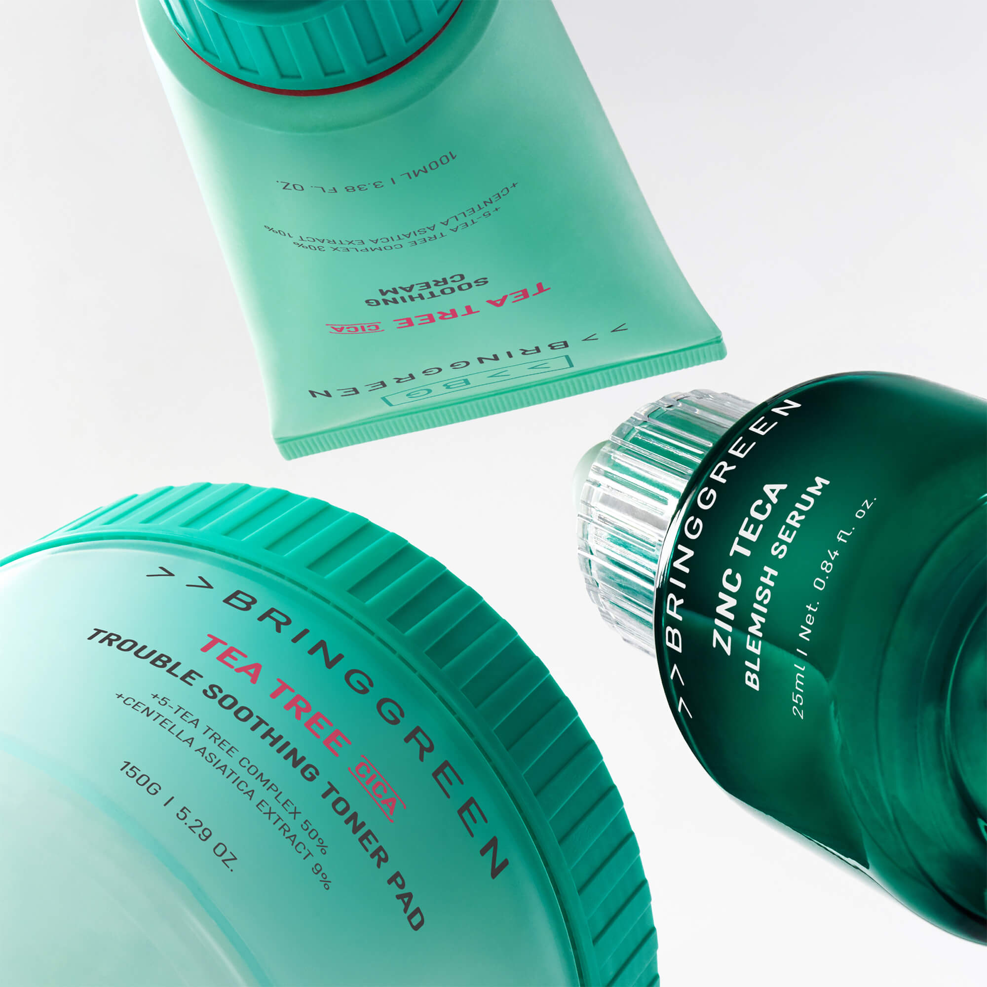 BRINGGREEN Tea Tree Cica Soothing Cream Plus – Kojący krem do twarzy z drzewem herbacianym i cica 100 ml #10