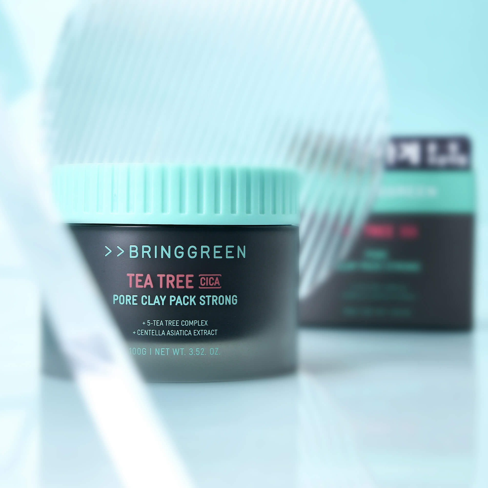 BRINGGREEN Tea Tree Cica Pore Clay Pack Strong – Intensywnie oczyszczająca glinkowa maska do twarzy z drzewem herbacianym i cica 100 g #9
