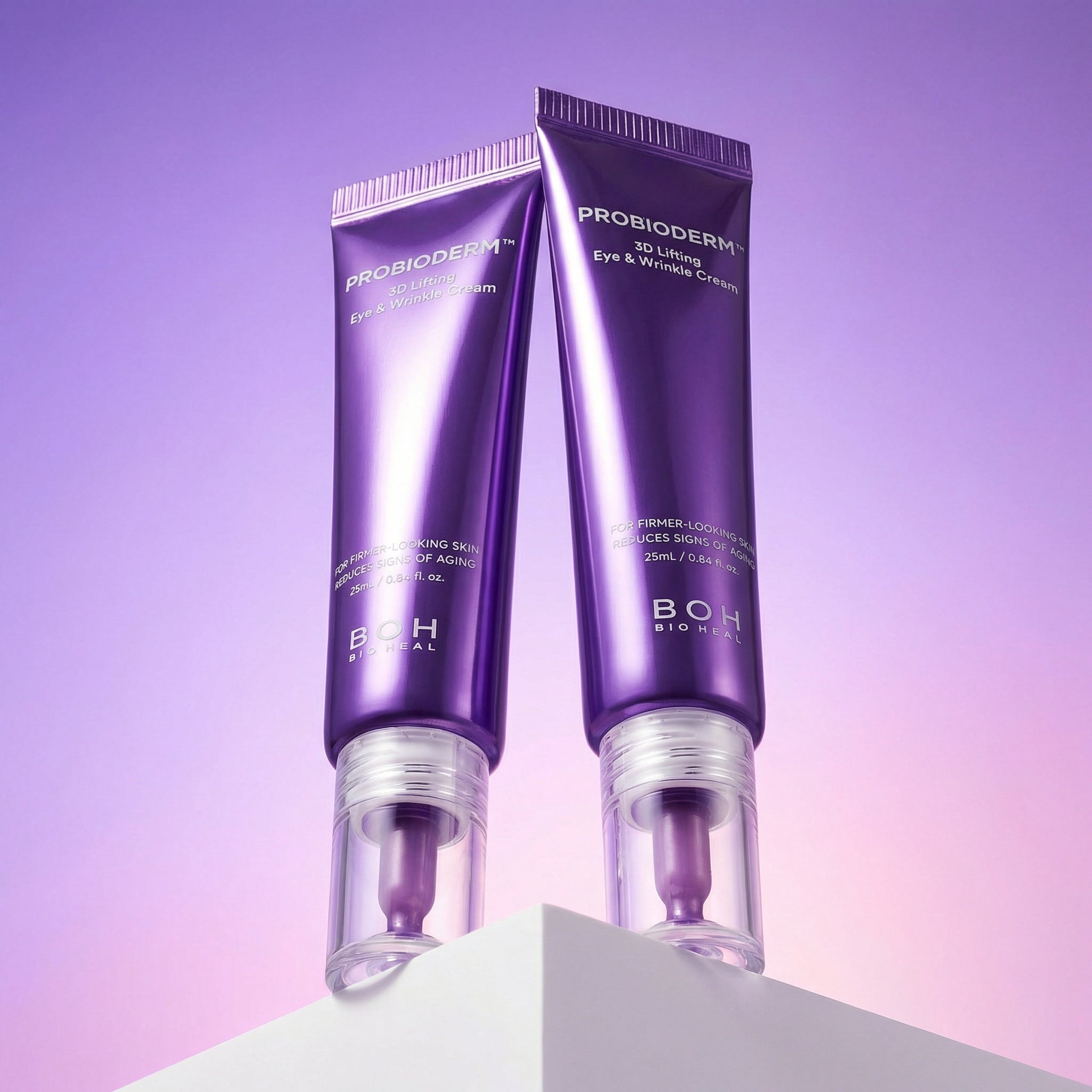 BOH BIO HEAL Probioderm™ 3D Lifting Eye & Wrinkle Cream – Zaawansowany krem pod oczy i na linie mimiczne (Double Pack) 2x25 ml #4