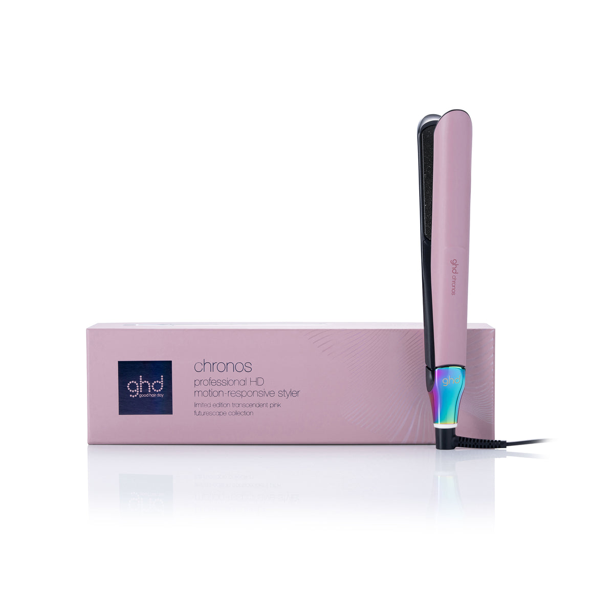 GHD CHRONOS FUTURESCAPE Transcendent Pink Prostownica do włosów + etui