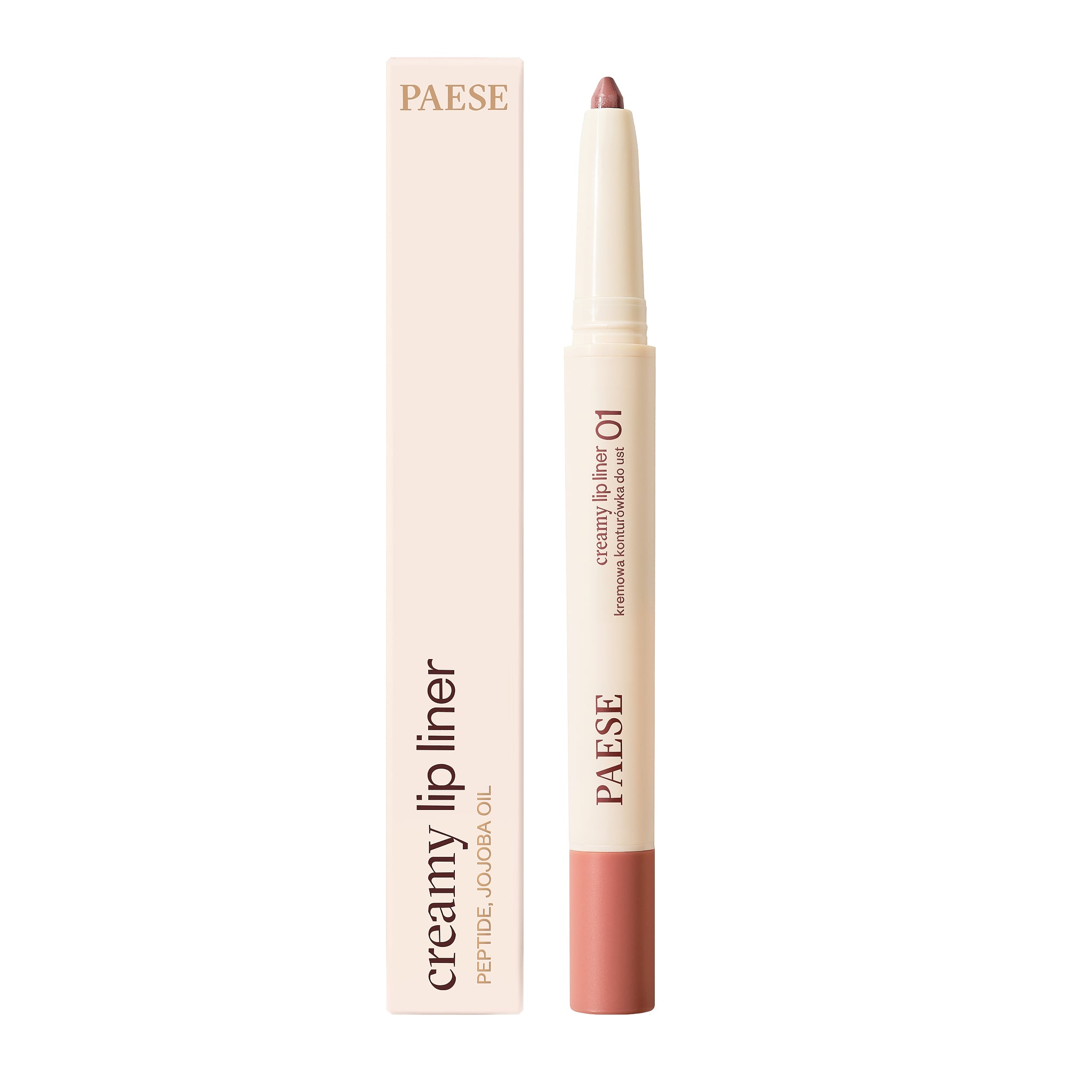 PAESE CREAMY LIP LINER Kremowa konturówka z peptydami 0,6 g