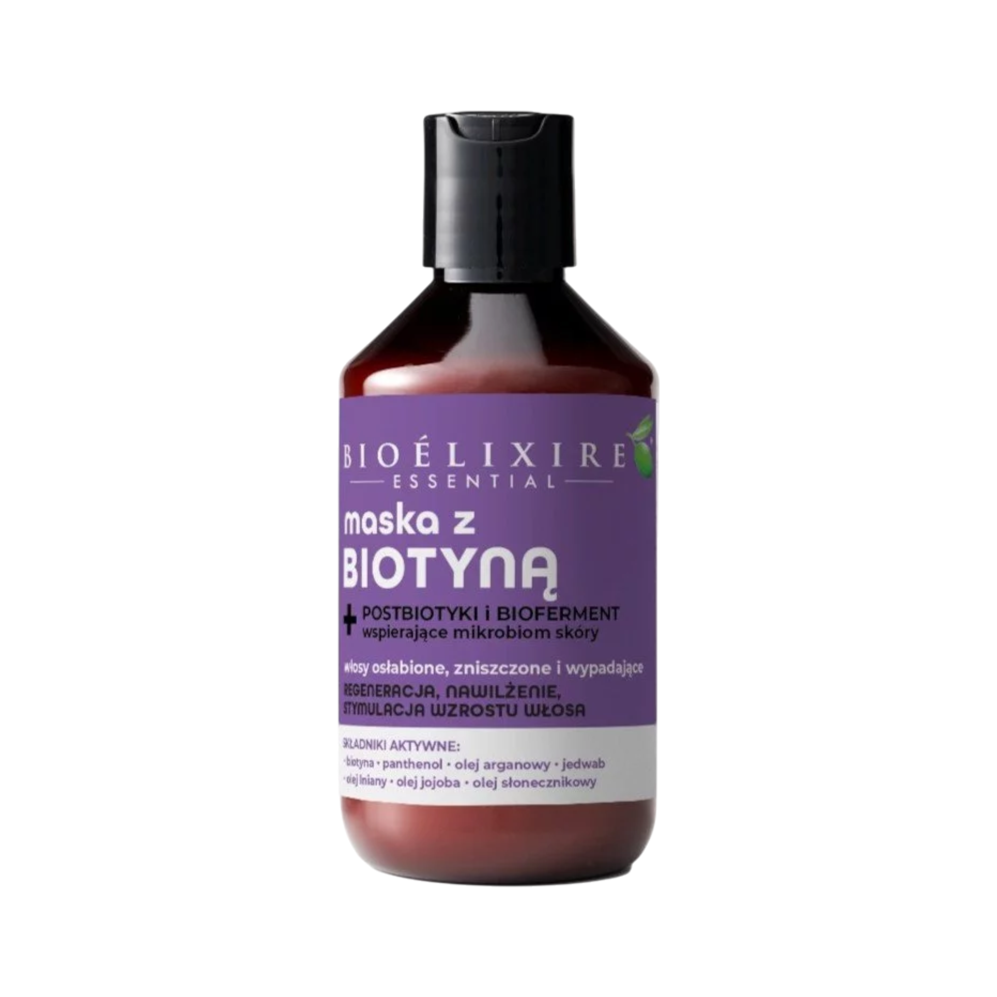 BIOELIXIRE ESSENTIAL Wzmacniająca maska do włosów z biotyną 300 ml