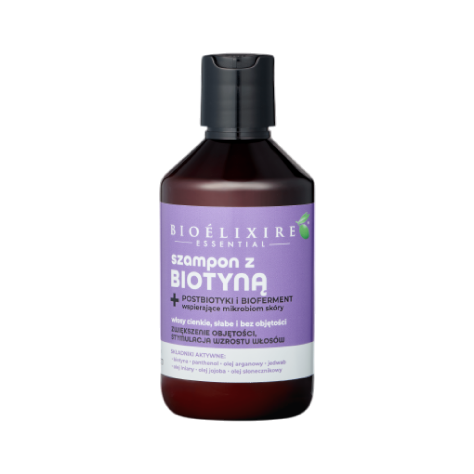 BIOELIXIRE ESSENTIAL Wzmacniający szampon do włosów z biotyną 300 ml