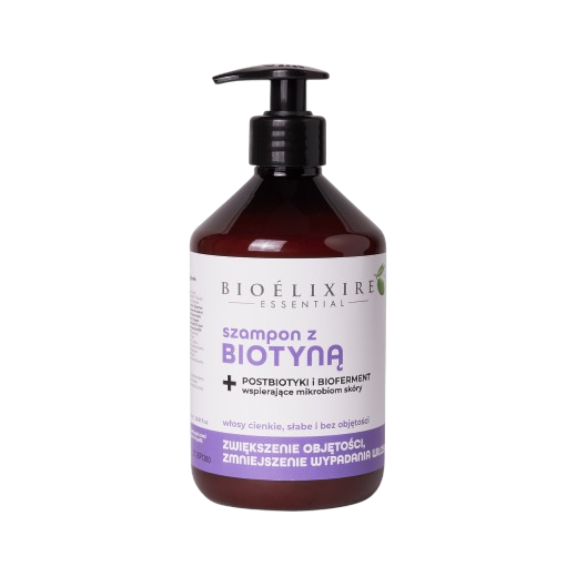 BIOELIXIRE ESSENTIAL Wzmacniający szampon do włosów z biotyną 500 ml