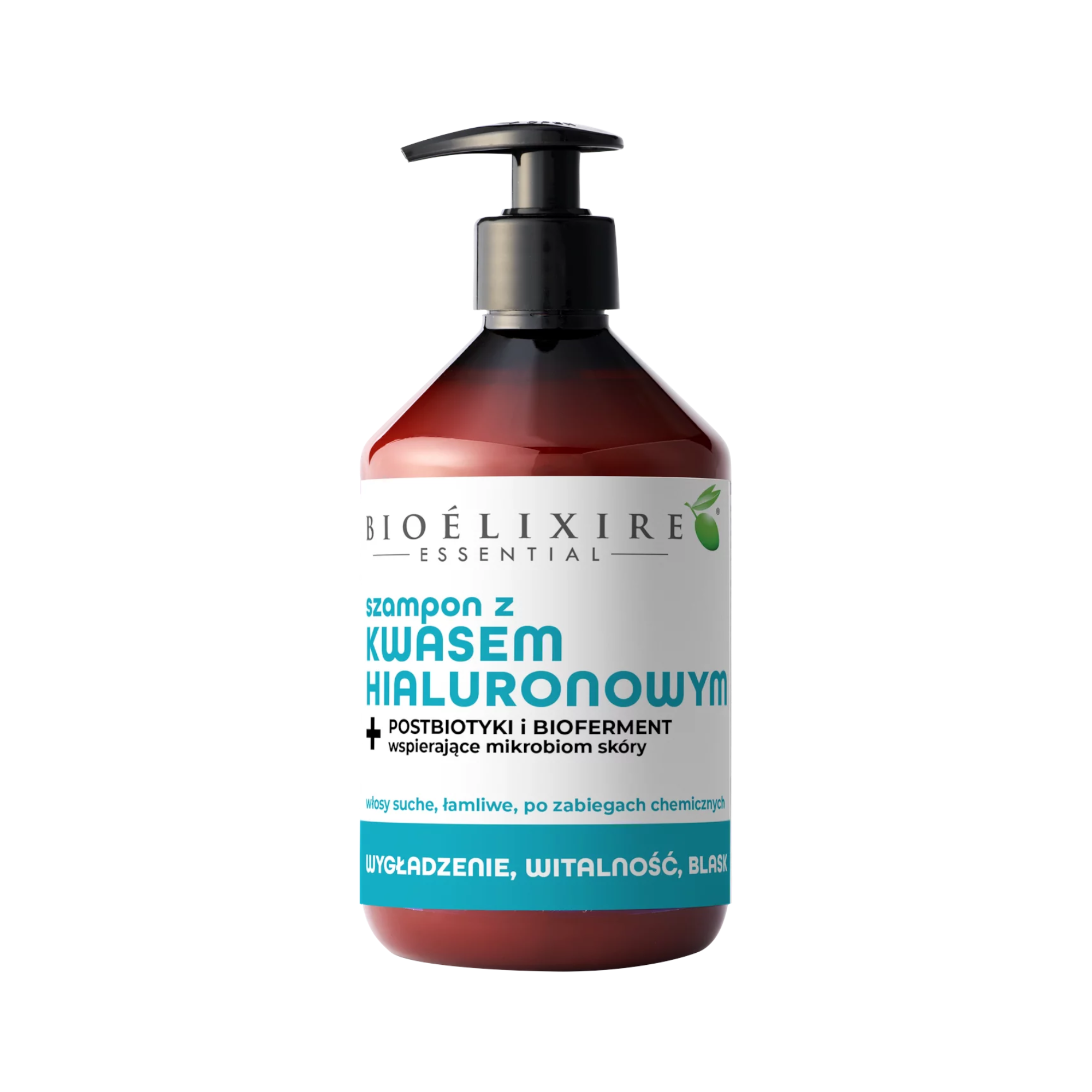 BIOELIXIRE ESSENTIAL Nawilżający szampon do włosów z kwasem hialuronowym 500 ml