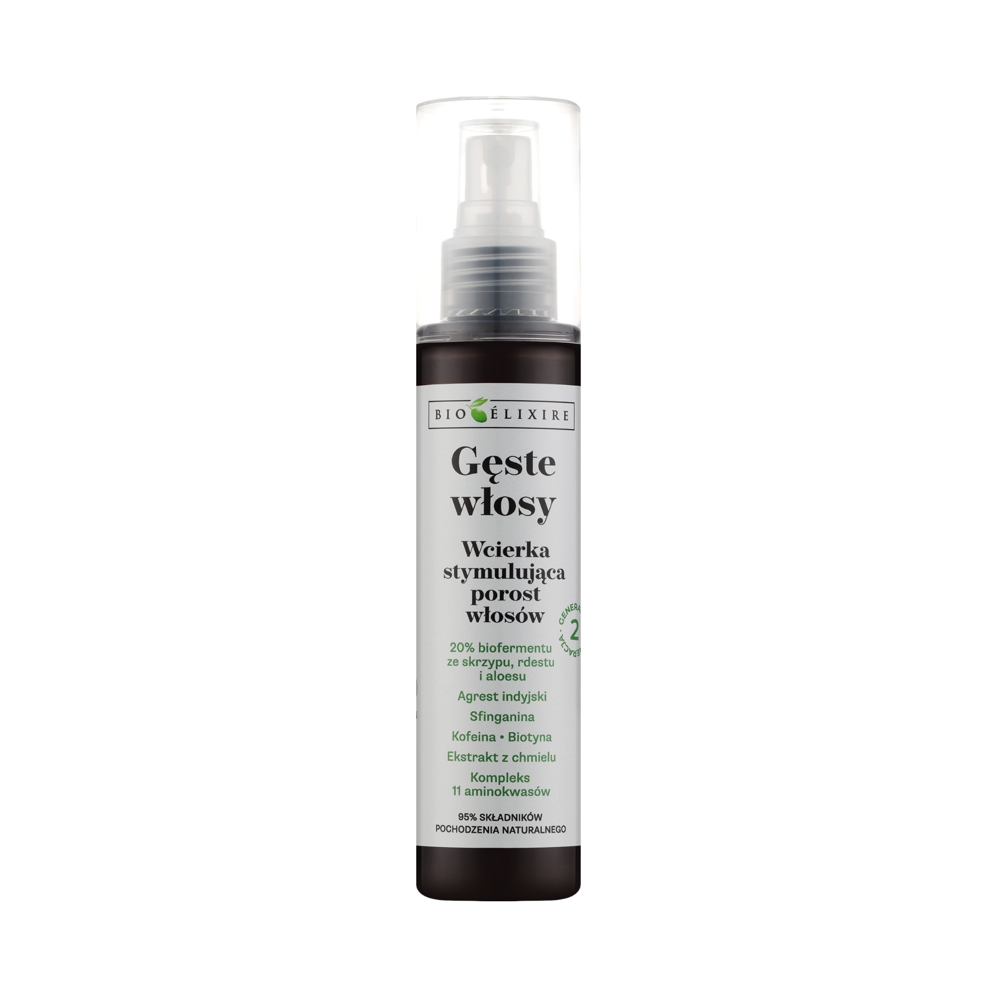 BIOELIXIRE GĘSTE WŁOSY Wcierka stymulująca porost włosów 150 ml