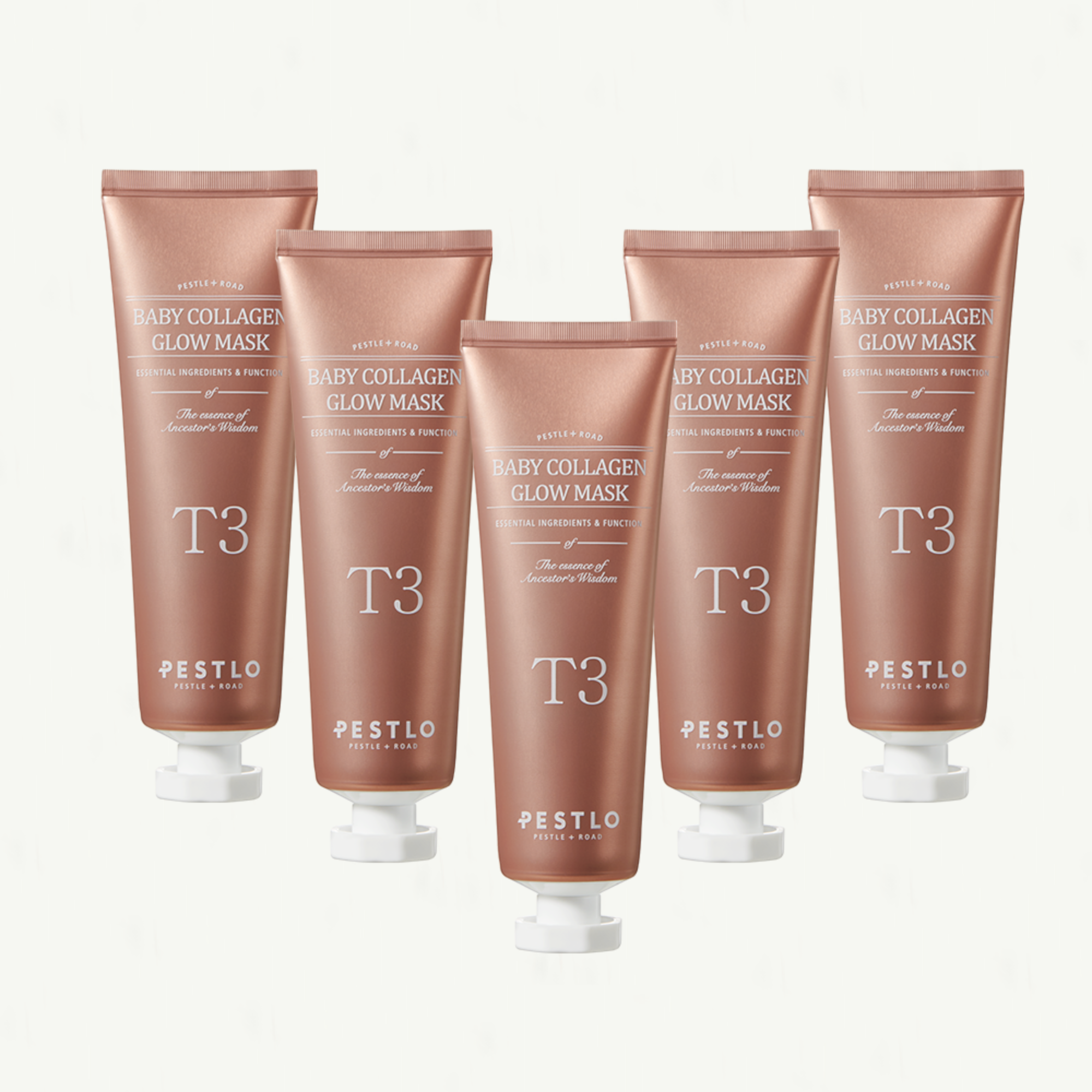 PESTLO T3 BABY COLLAGEN GLOW MASK Maska kolagenowa peel-off z efektem glow 70 ml #5