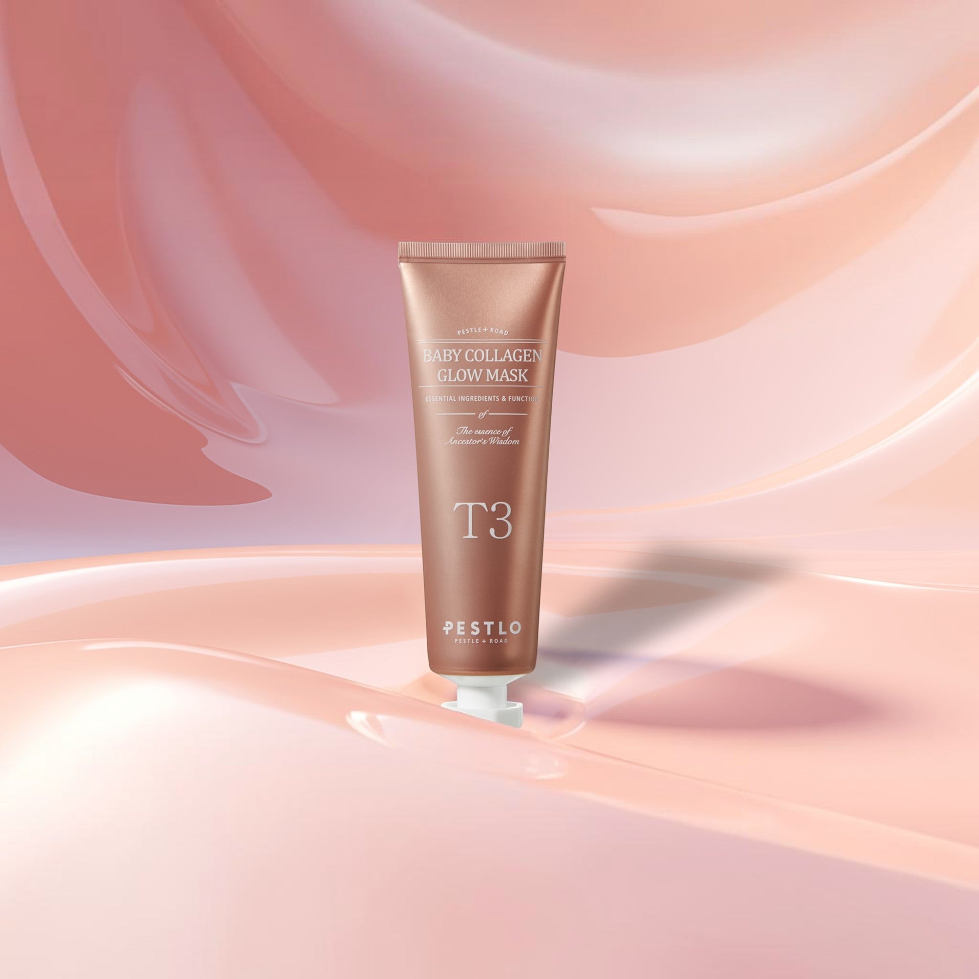 PESTLO T3 BABY COLLAGEN GLOW MASK Maska kolagenowa peel-off z efektem glow 70 ml #2