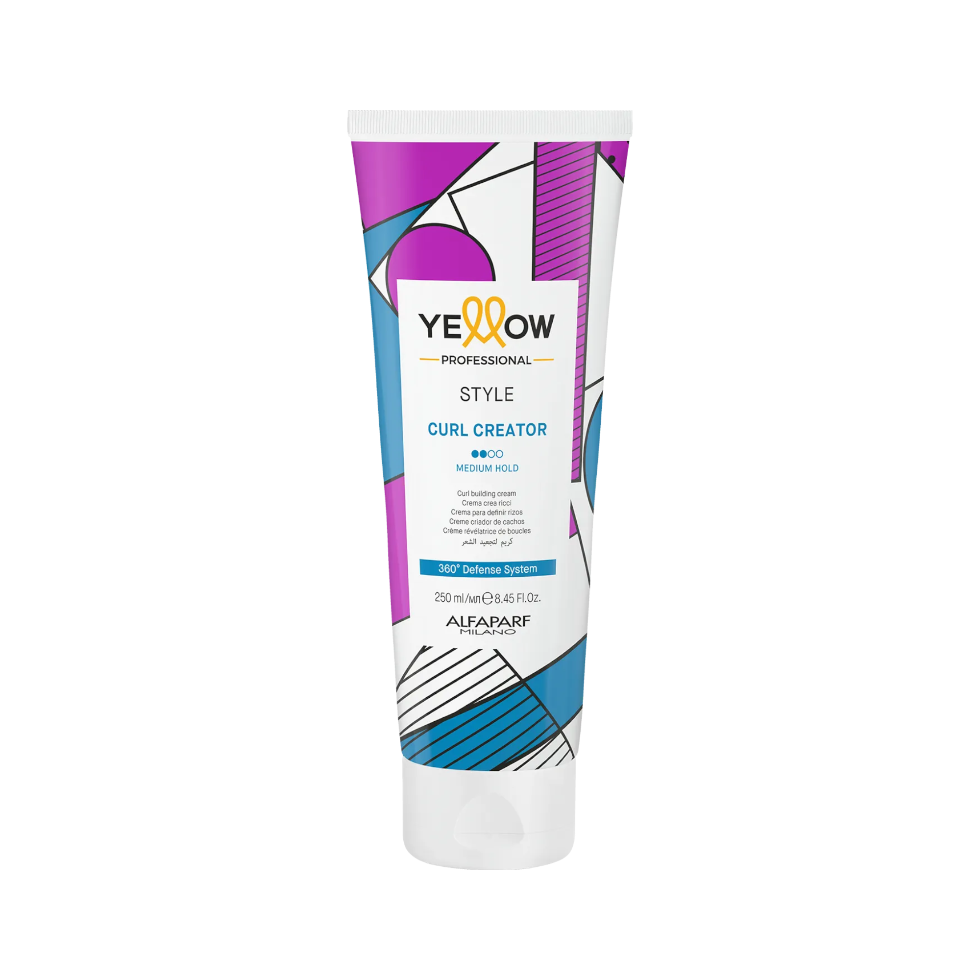YELLOW PROFESSIONAL STYLE CURL CREATOR Krem do włosów kręconych definiujący loki i fale 250 ml