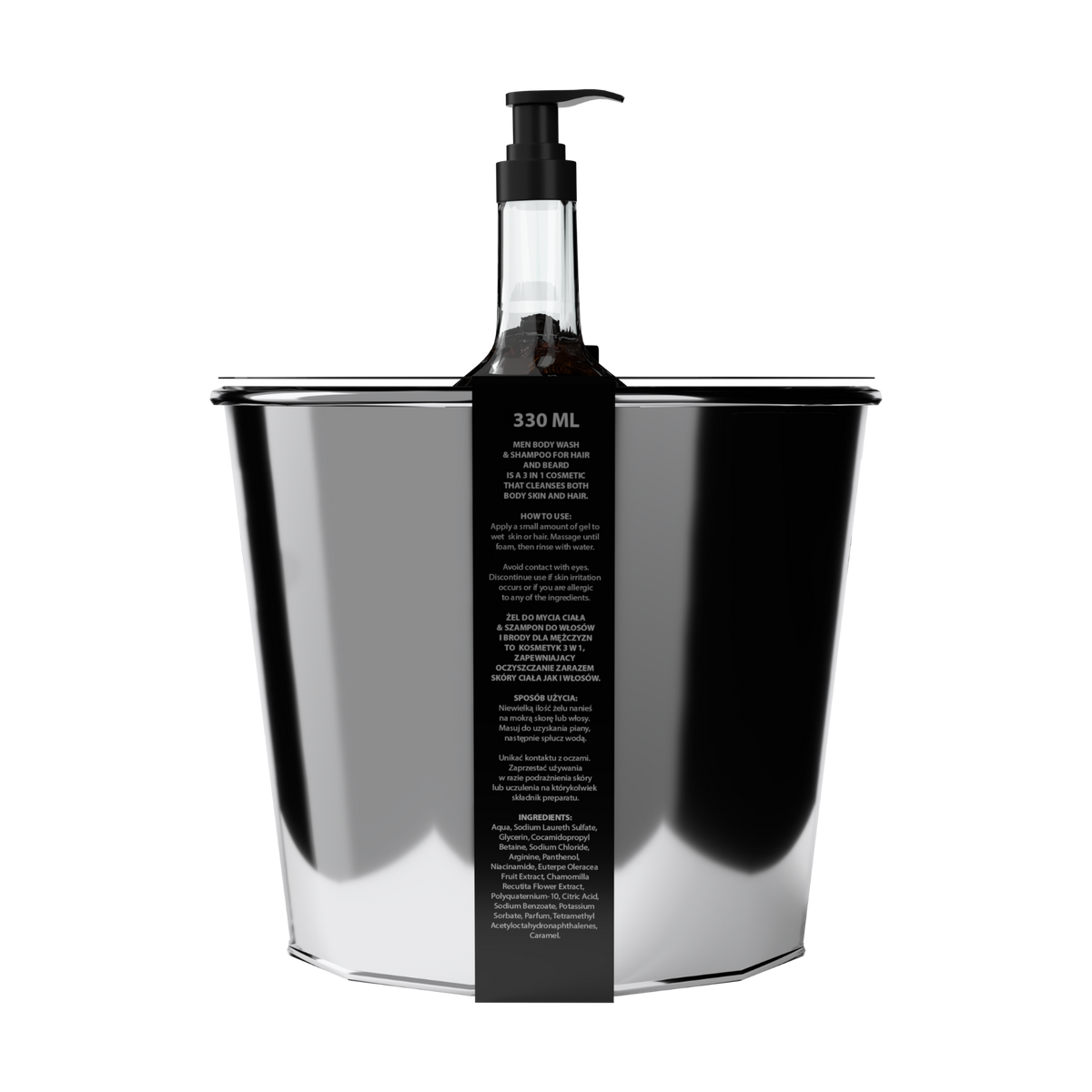 HISKIN MEN GENTLEMAN Zestaw męski, żel pod prysznic Whisky + żel pod prysznic Gin w torbie termicznej / chłodziarce (Cooler Set) #4
