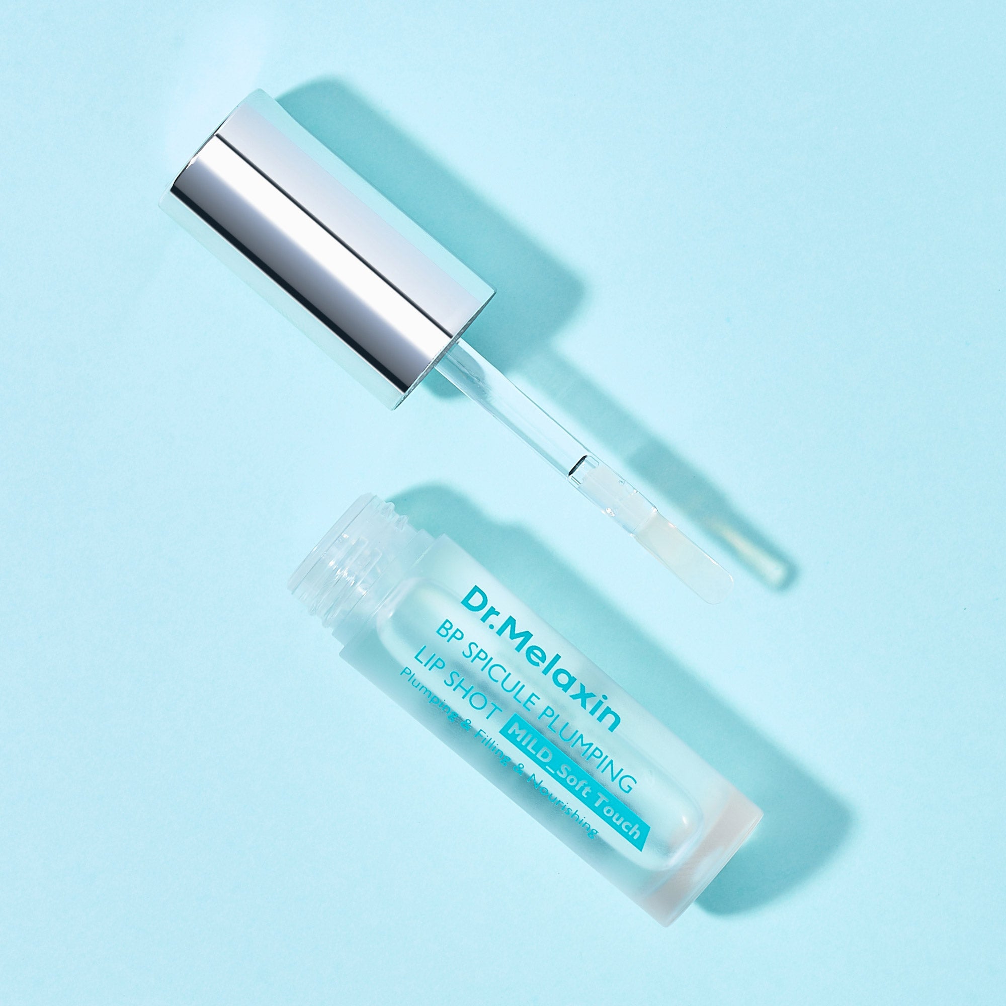 DR.MELAXIN BIO-SPICULE BP SPICULE PLUMPING LIP SHOT MILD Nawilżający błyszczyk do ust z delikatnym efektem powiększenia 4 ml #5