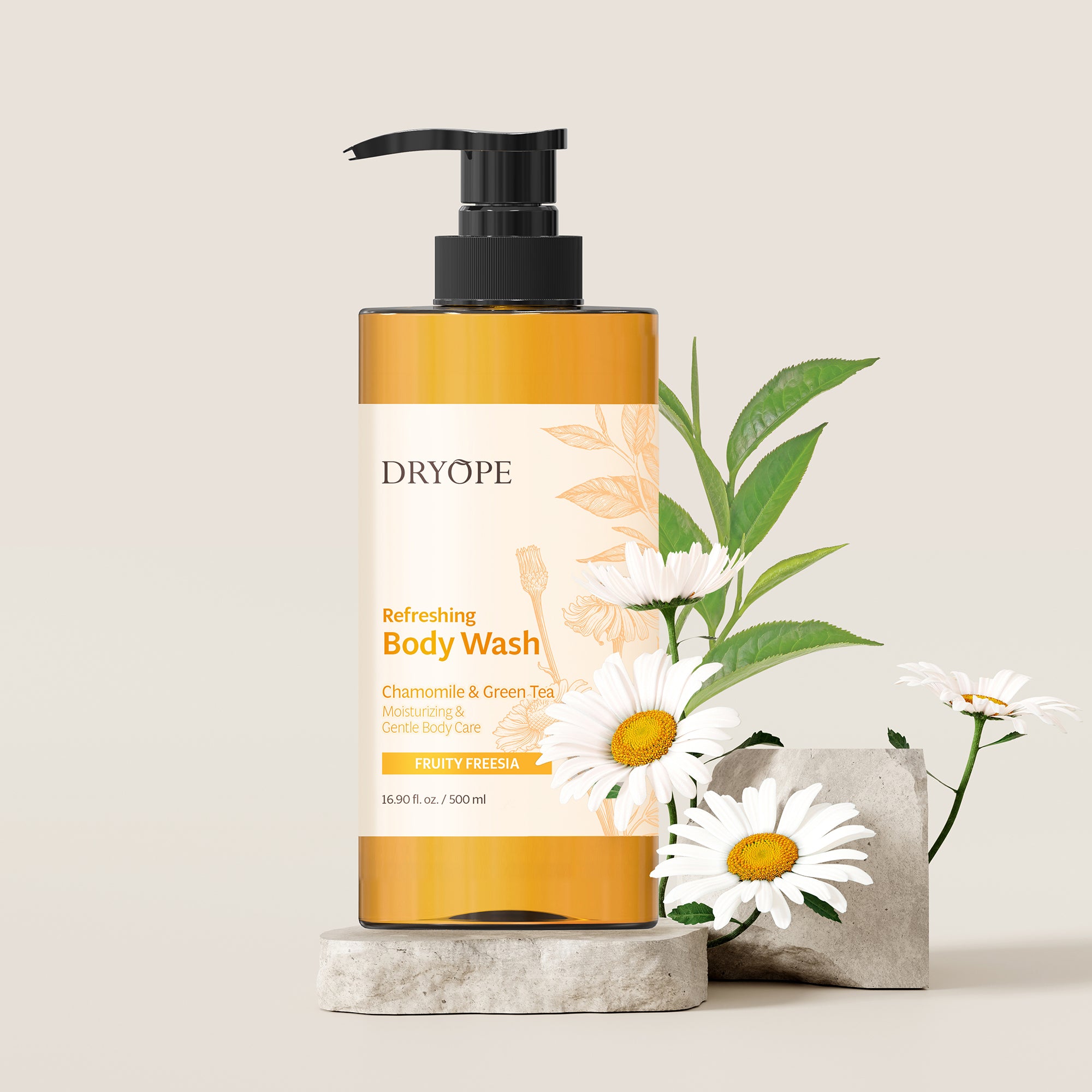 DRYOPE REFRESHING BODY WASH Wegański żel pod prysznic Friuty Freesia 500 ml #2